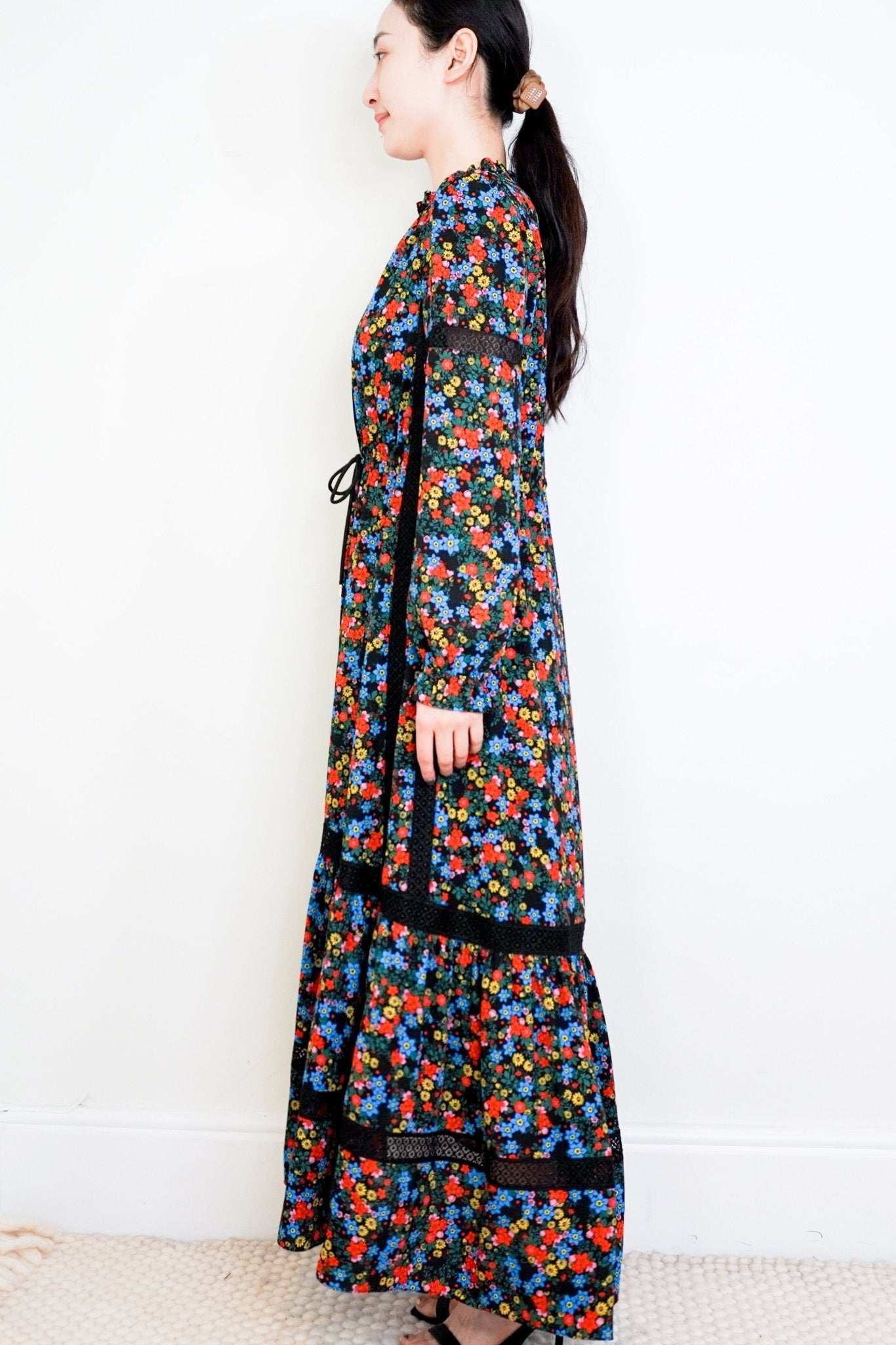 ME+EM Black Floral Print Dress RRP £195 | Authentic Preloved - Reloved Again