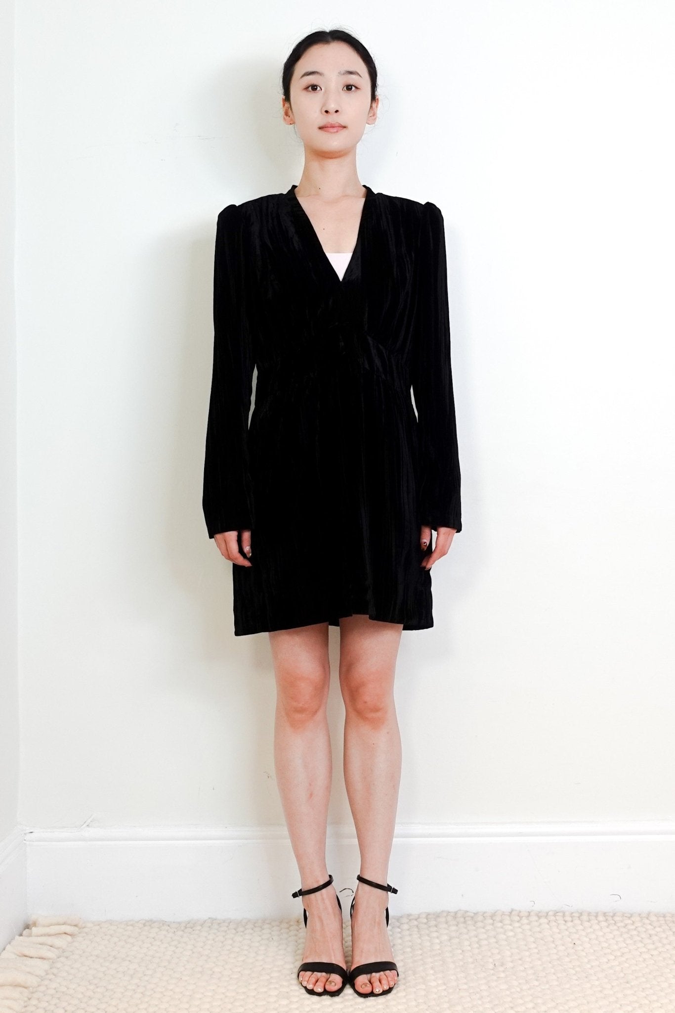 ME+EM Black Velvet Mini Dress RRP £250 | Authentic Preloved - Reloved Again