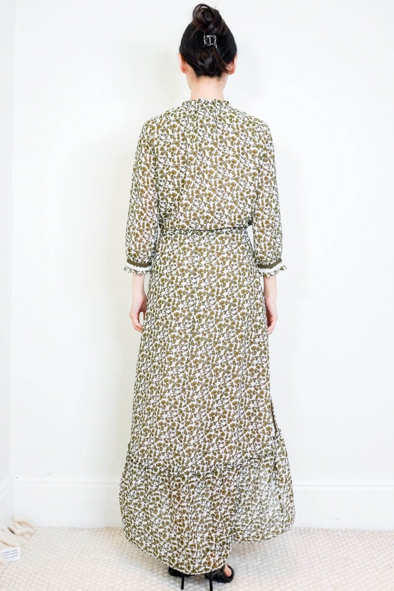 ME+EM Green Floral Tiered Dress RRP £295 | Authentic Preloved FINAL SALE - Reloved Again