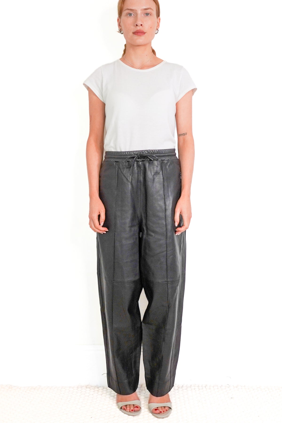 ME+EM Leather Trousers (RRP £500) | Authentic Preloved front