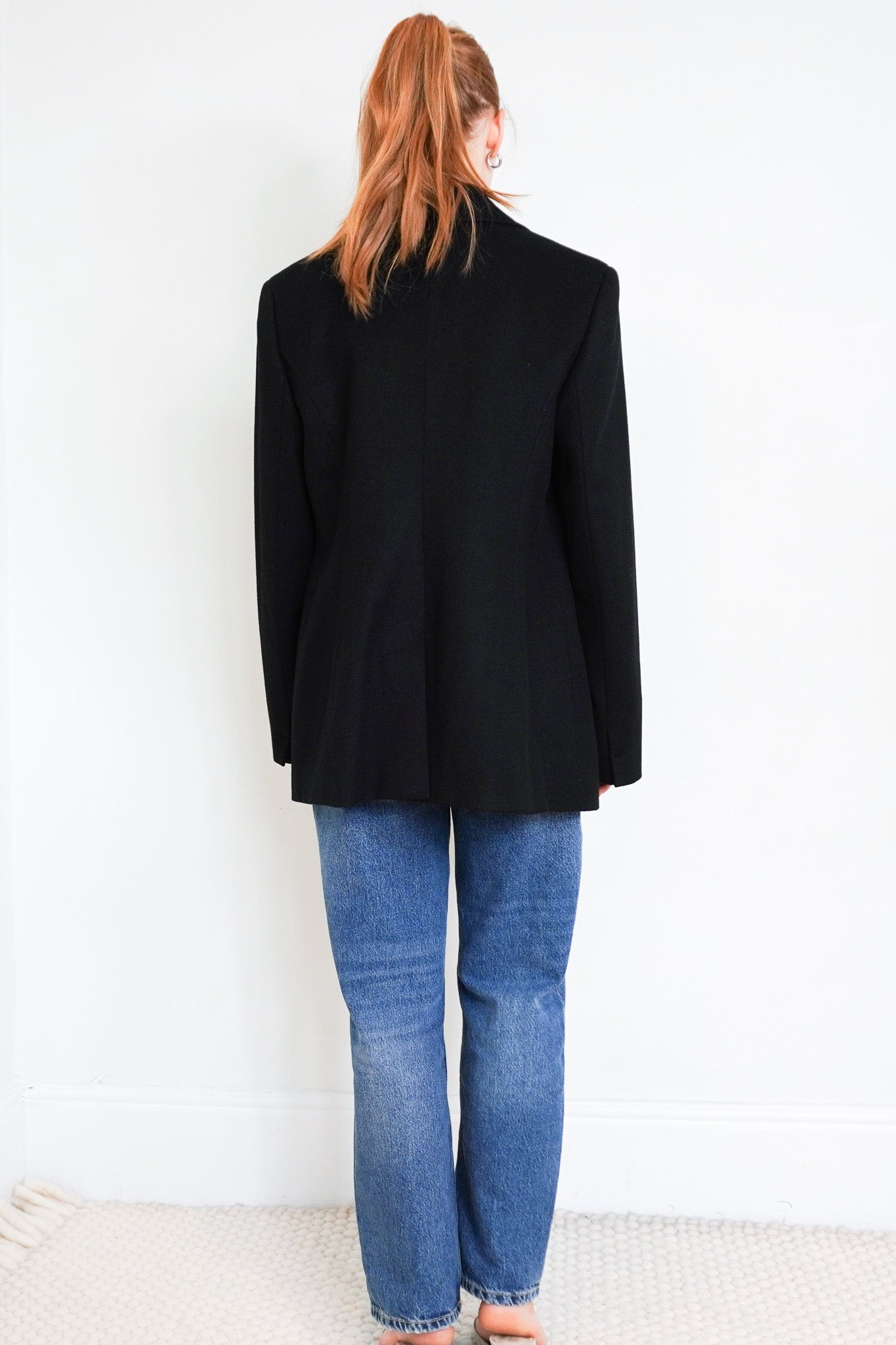 Marina Rinaldi Black Blazer | Authentic Preloved - Reloved Again