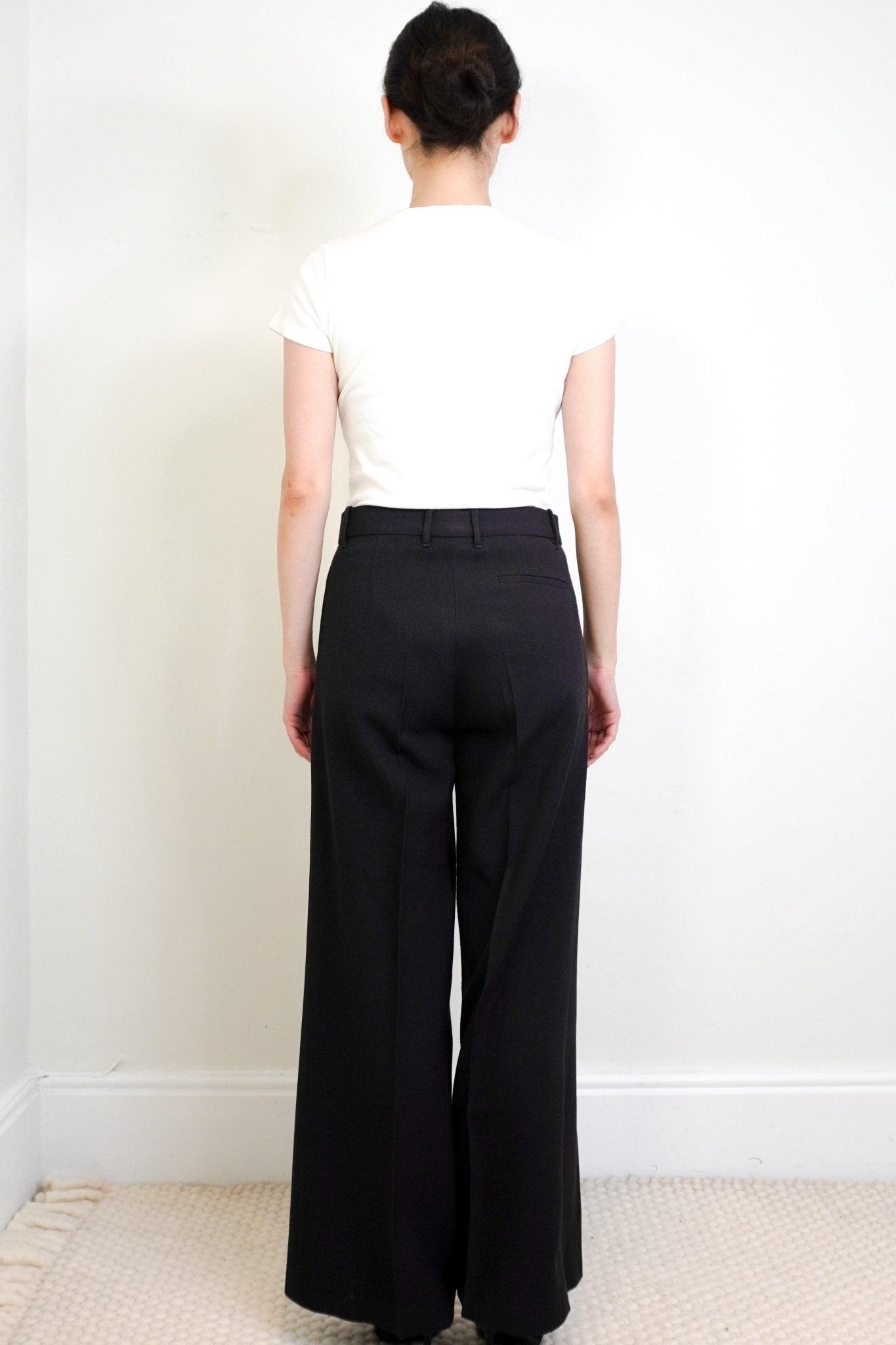 Masscob Dark Grey Wide Leg Trousers RRP £125 | Authentic Preloved - Reloved Again