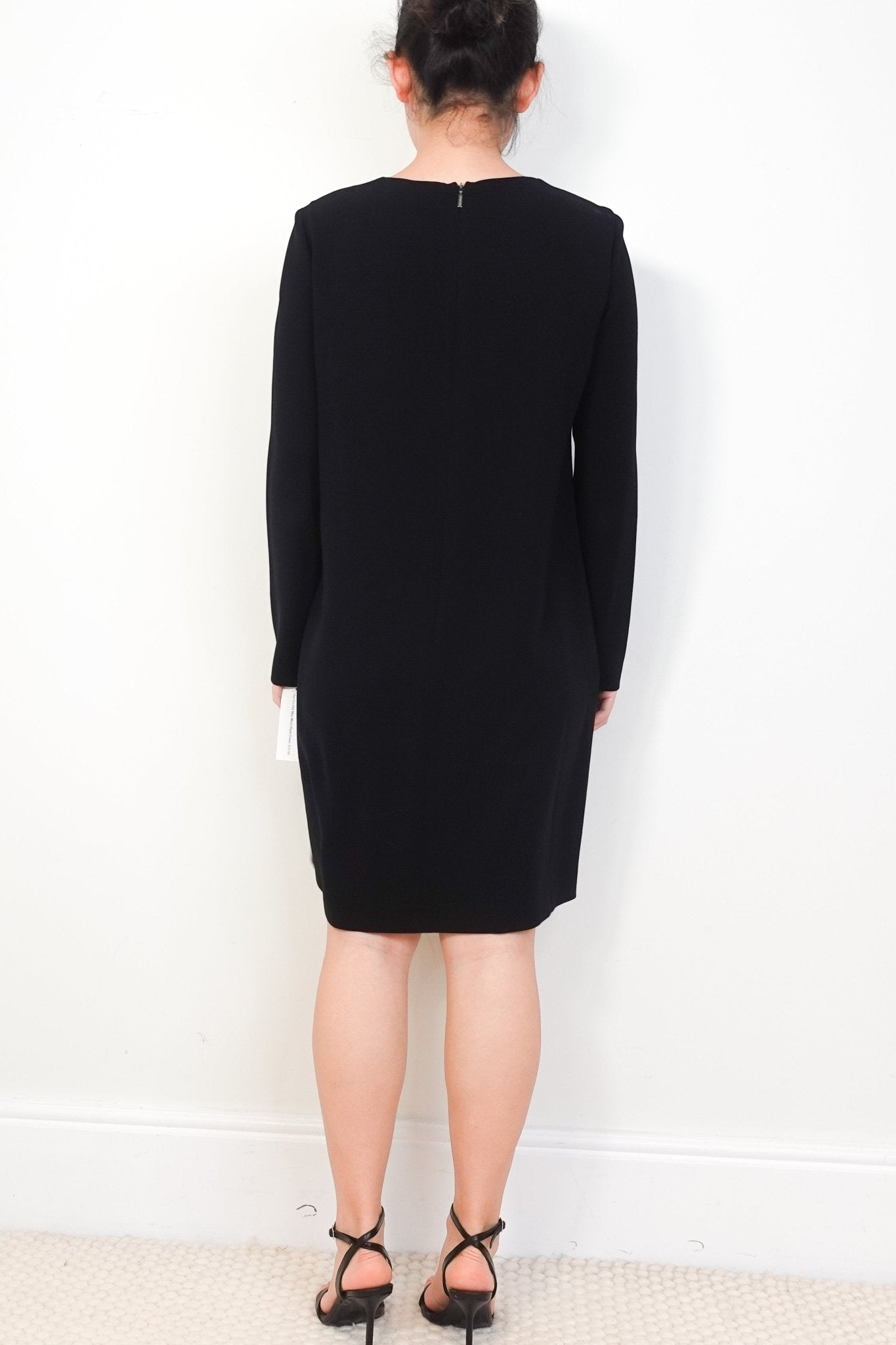 MaxMara Black Long Sleeve Dress RRP £400 | Authentic Preloved - Reloved Again
