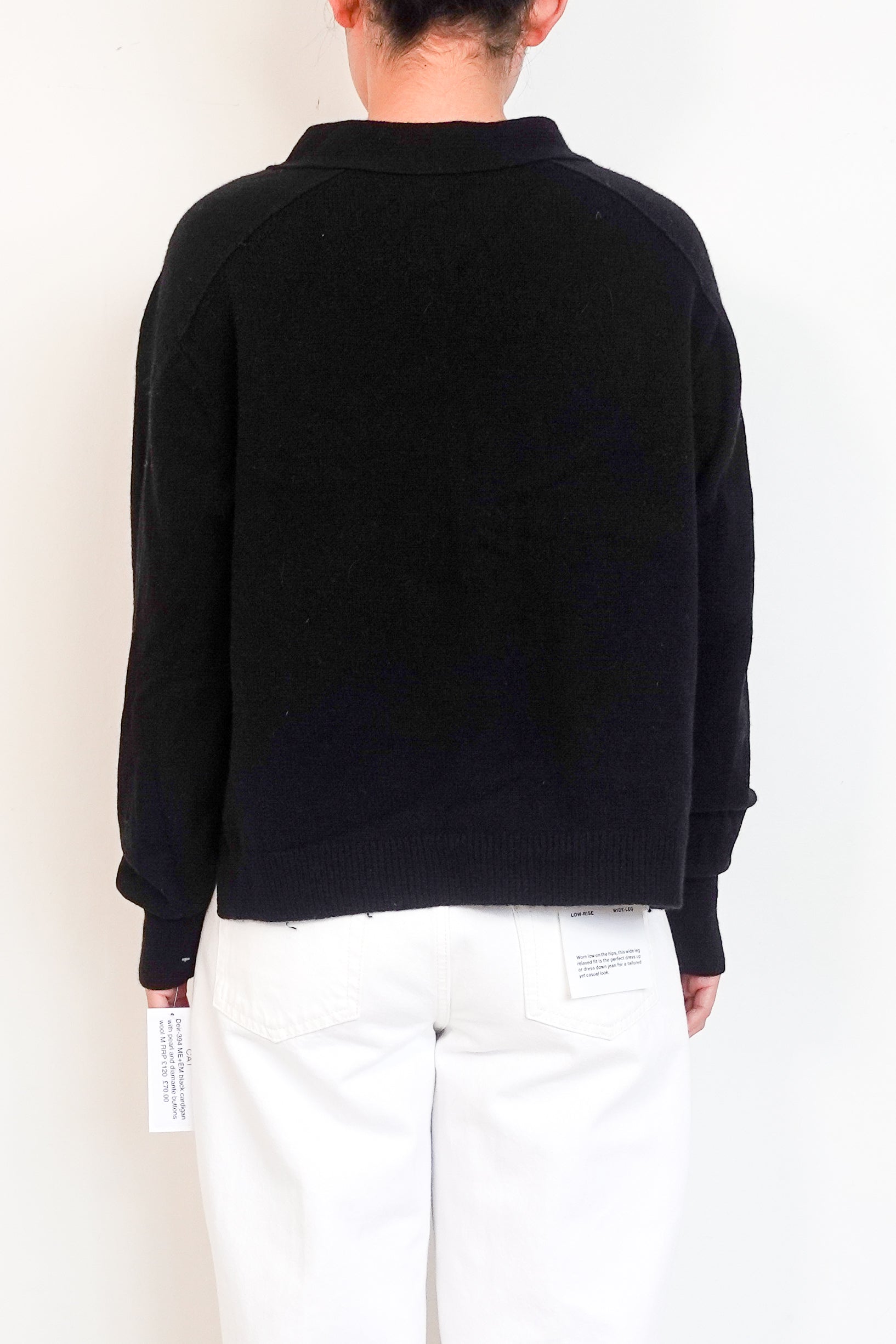 Me+Em-black-wool-cardigan-with-pearl-and-diamante-buttons-back-picture