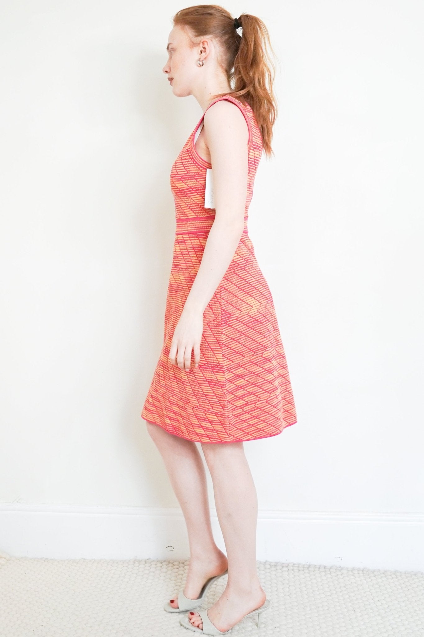 Missoni Pink Zigzag Sleeveless Dress RRP £700 | Authentic Preloved - Reloved Again