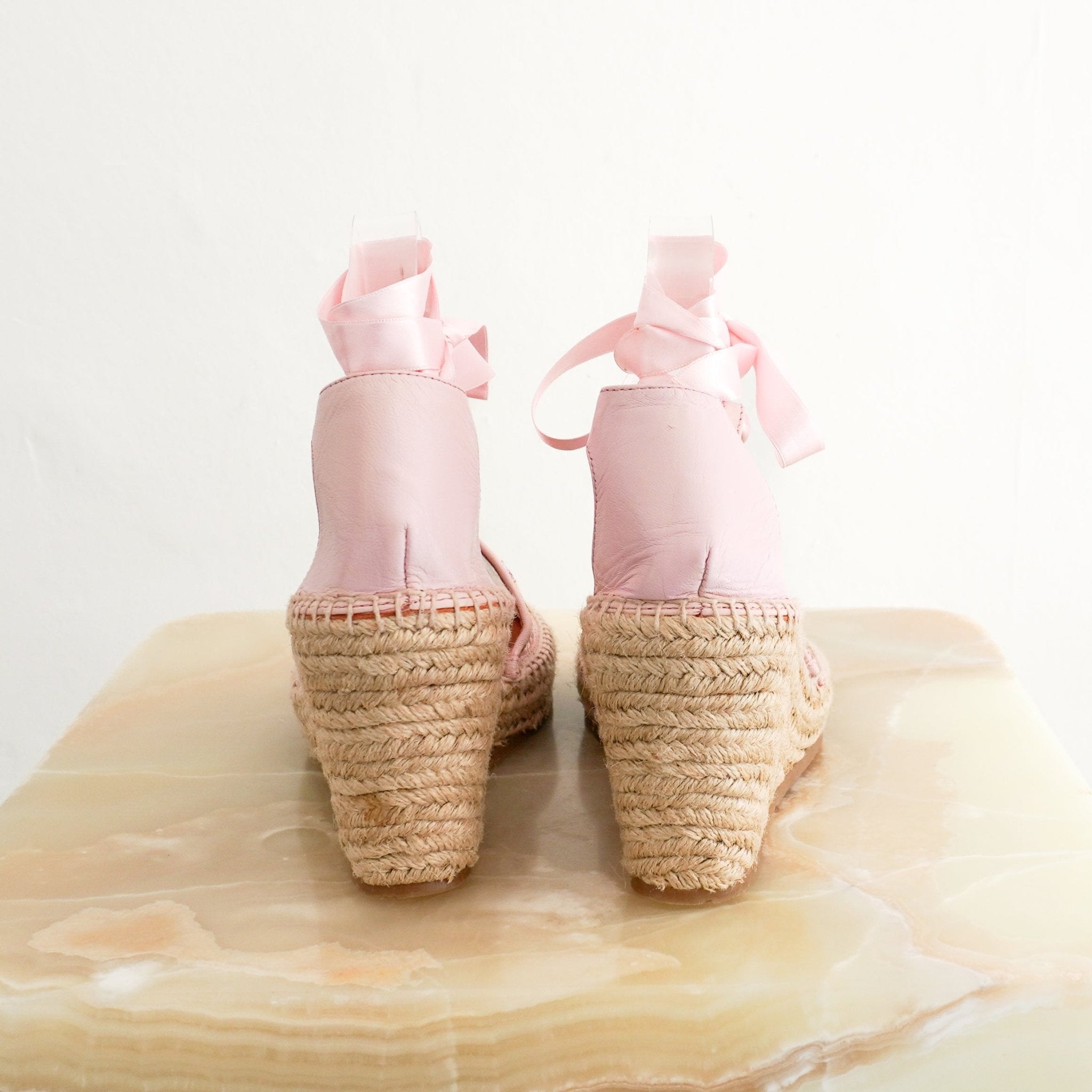 Missoni Pink Chevron Fabric Wedge Espadrilles (RRP £550) | Authentic Preloved - Reloved Again