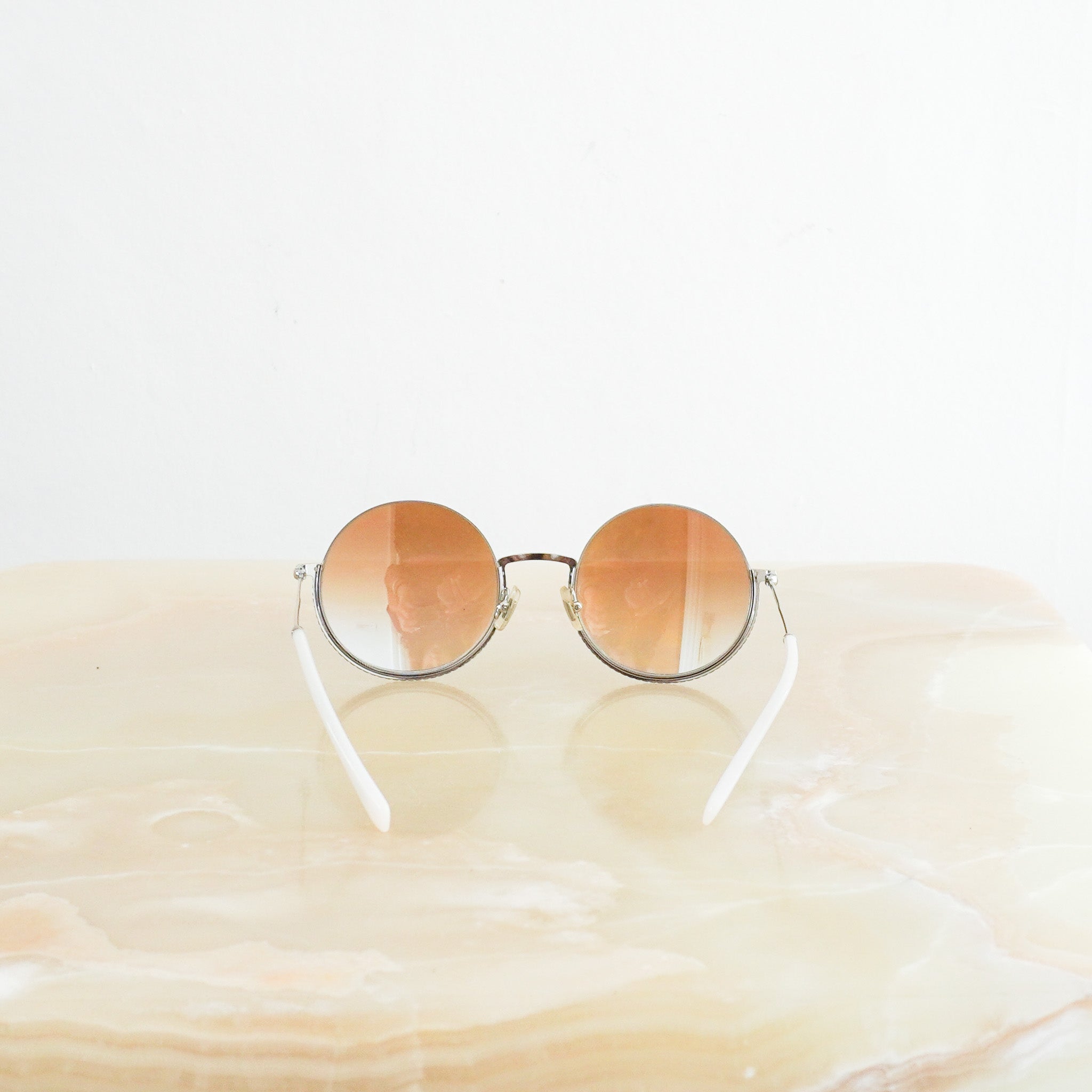 Miu Miu Round Sunglasses in Silver RRP £250 | Authentic Preloved FINAL SALE - Reloved Again
