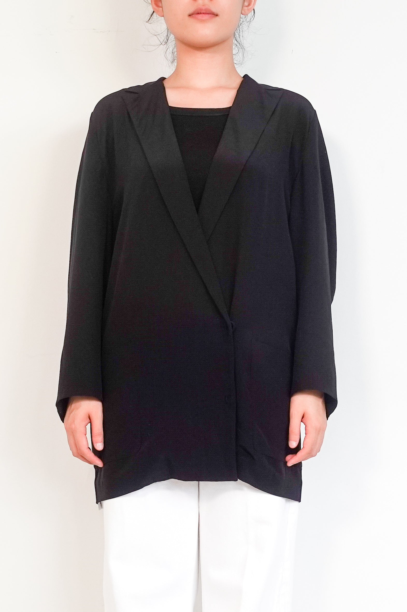 Miu Miu Black Silk Jacket RRP £700 | Authentic Preloved