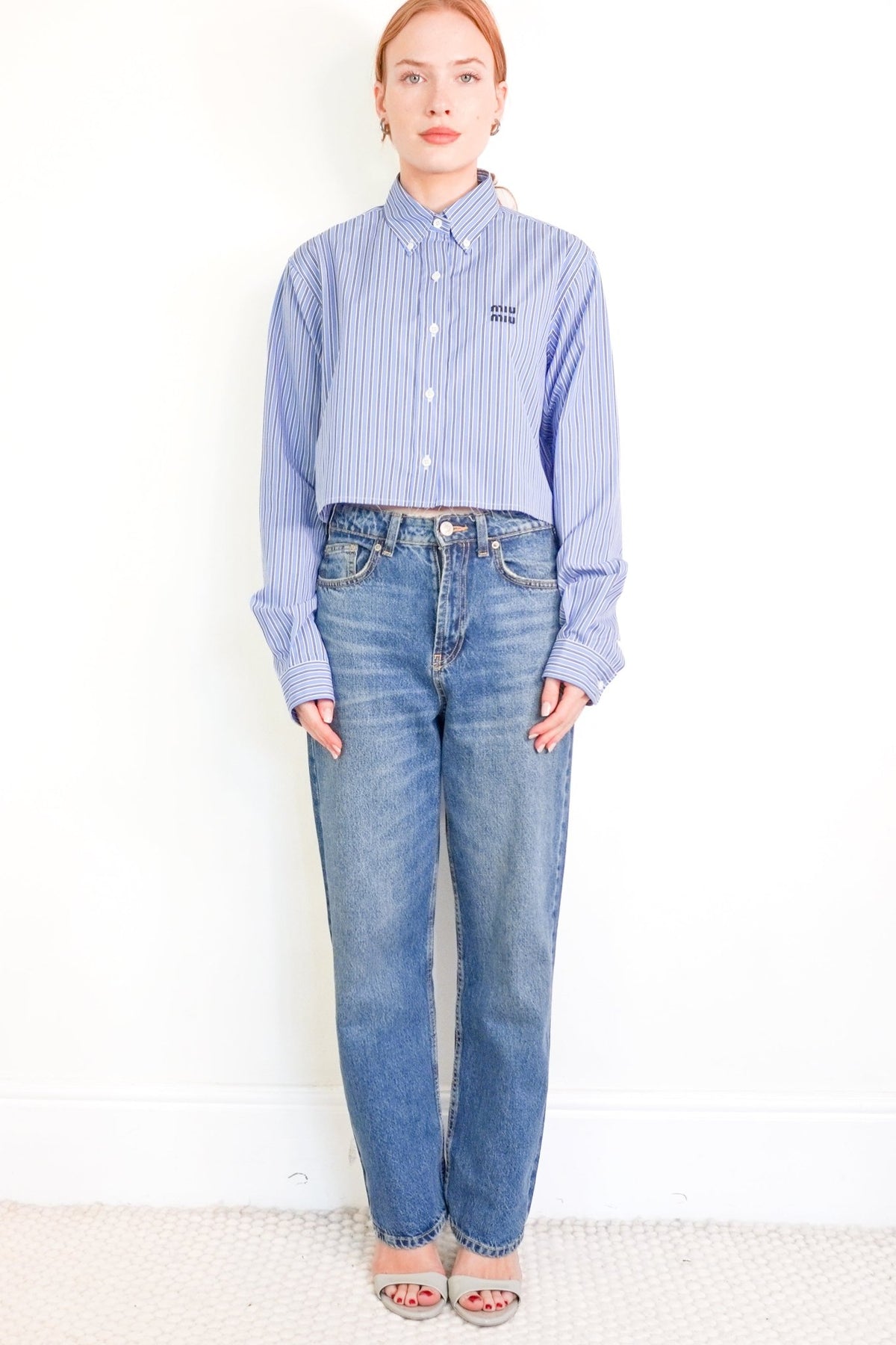 Miu Miu Poplin Shirt (RRP £950) | Authentic Preloved - Reloved Again