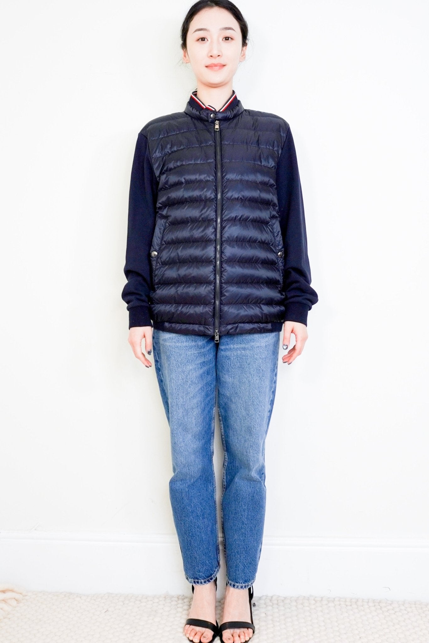 Moncler Navy Maglia Cardigan Jacket RRP £1K | Authentic Preloved - Reloved Again