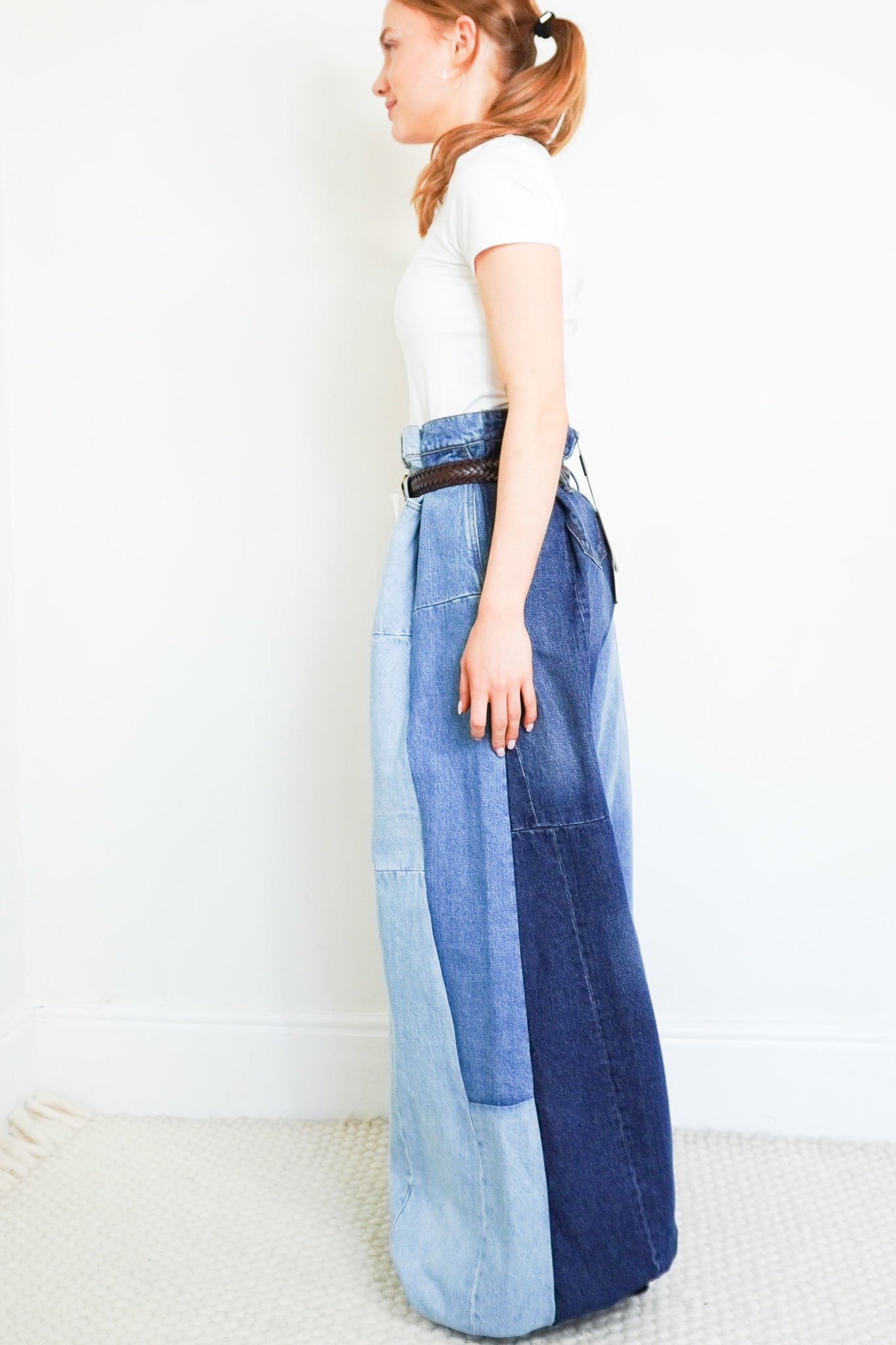 NEW A.W.A.K.E. MODE Wide Leg Denim Pants RRP £445 | Authentic Preloved - Reloved Again