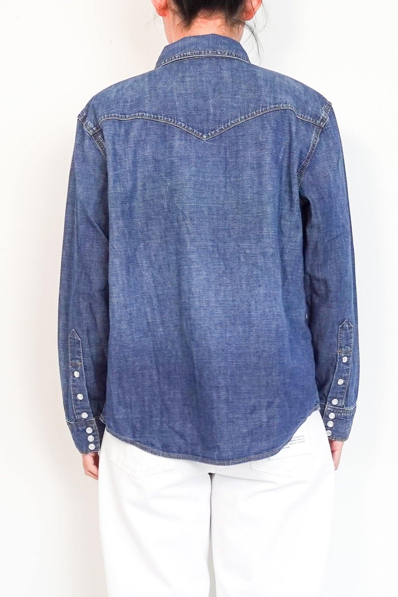 NEW ALEXA CHUNG Denim Shirt RRP £124 | Authentic Preloved - FINAL SALE no returns - Reloved Again