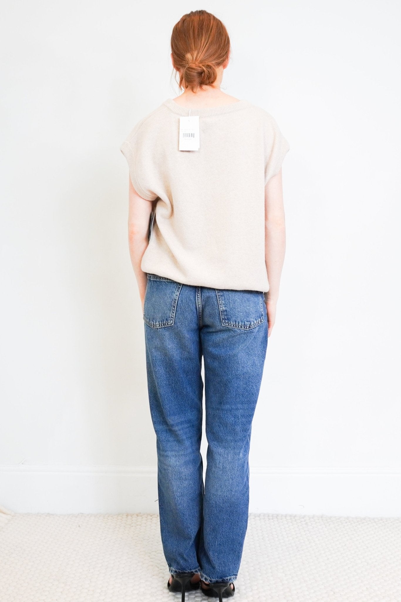 NEW-Anine-Bing-Tan-Cashmere-Top-back-picture-Chelsea-London