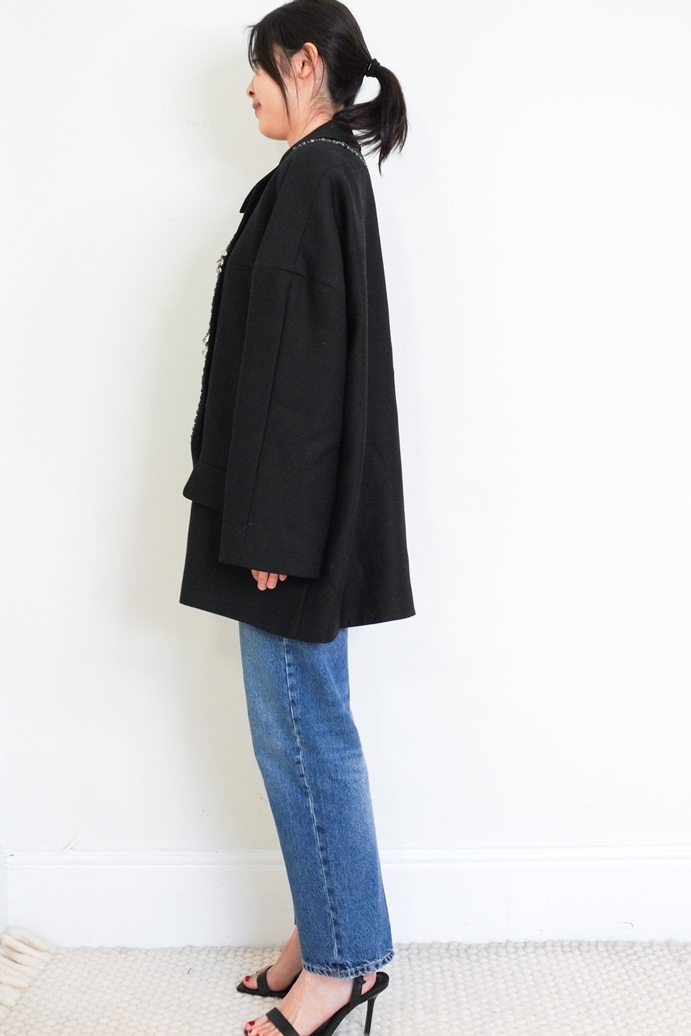 NEW Chloe Black Embellished Jacket RRP £3000 | Authentic Preloved - Reloved Again