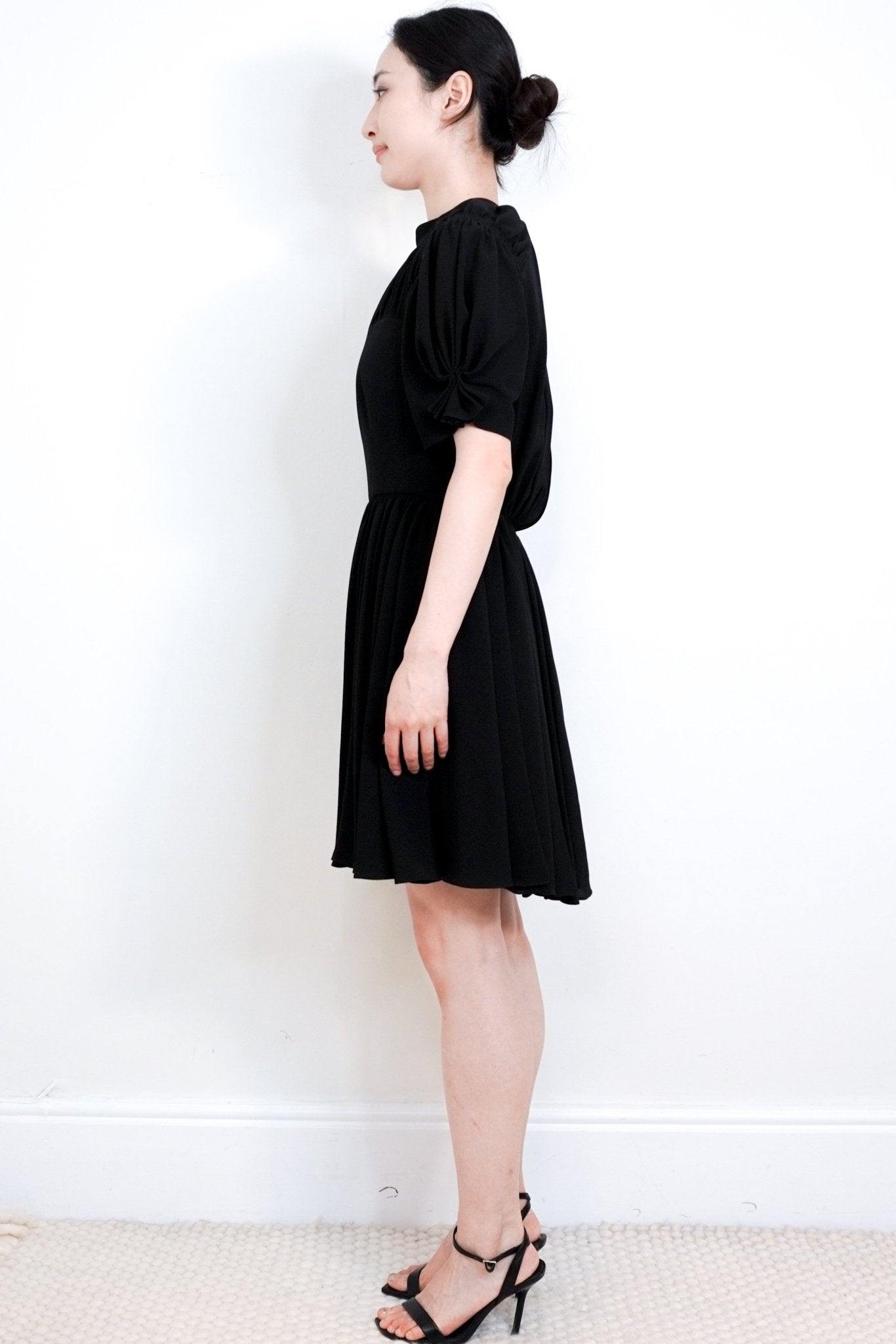 NEW Emilia Wickstead Black Crepe Short Dress RRP £1.6K | Authentic Preloved - Reloved Again