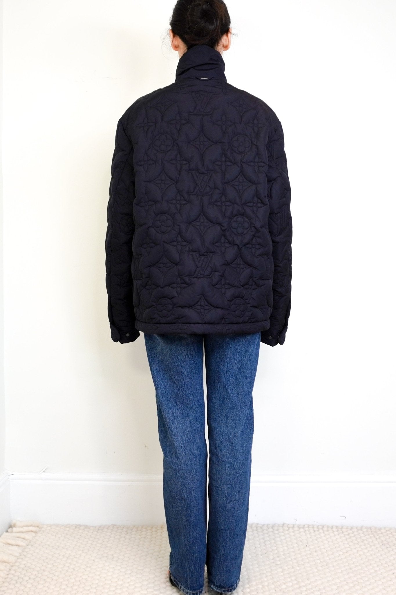 NEW Louis Vuitton Navy Monogram Unisex Padded Jacket RRP £2100 | Authentic Preloved - Reloved Again