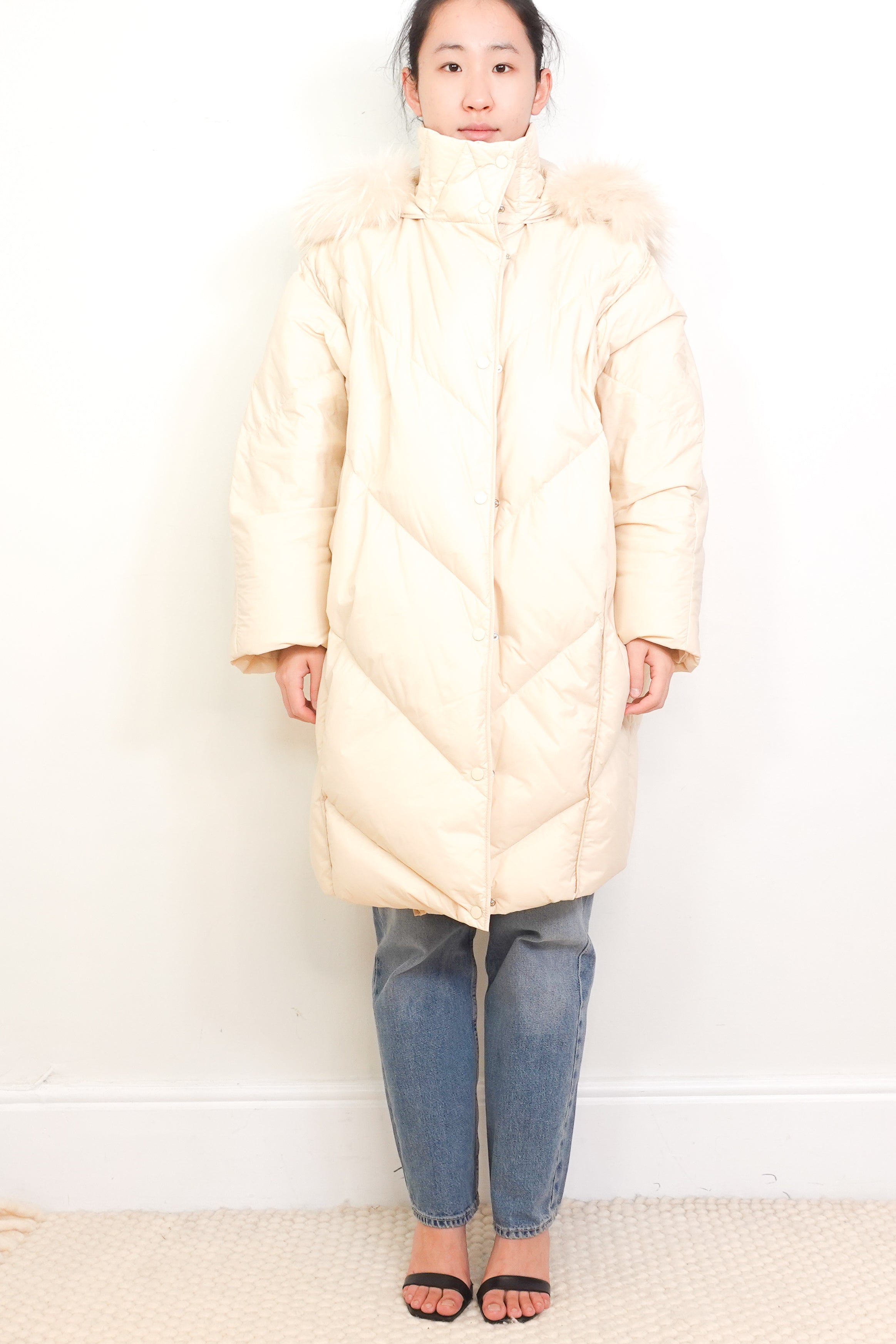 NEW-Natures-Collection-Cream-Mikala-Jacket-Authentic-Preloved-front-picture-chelsea-london