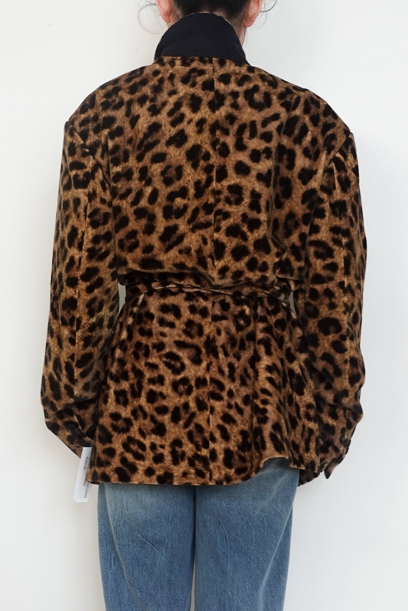 NEW Raey Leopard Print Velvet Belted Jacket RRP £450 | Authentic Preloved - Reloved Again