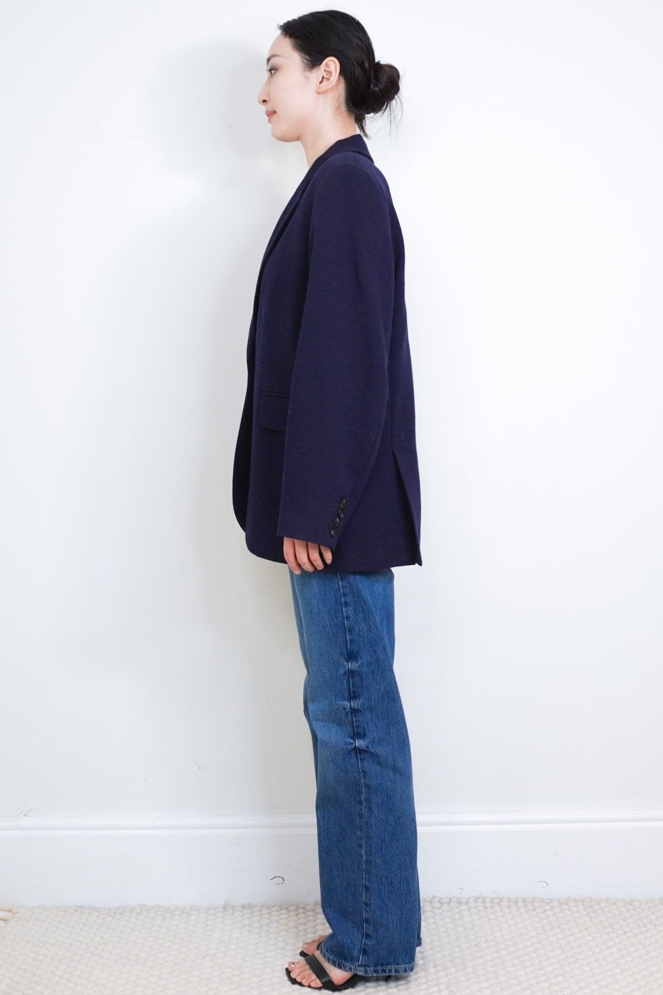 NEW Soeur Navy Sevres Relaxed Blazer RRP £315 | Authentic Preloved - Reloved Again