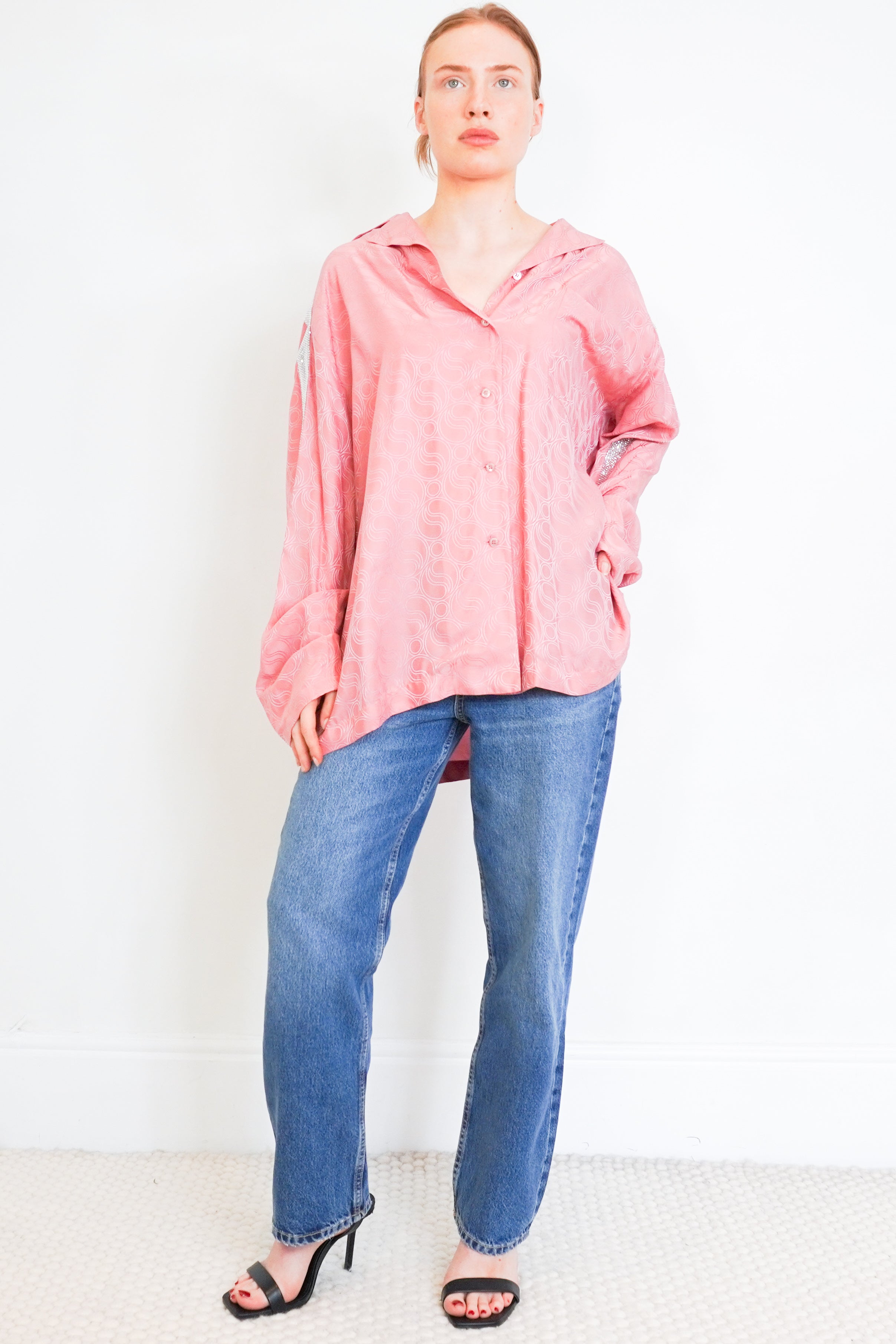 NEW-Stella-McCartney-Pink-Embellished-Blouse-front-picture-Chelsea-London