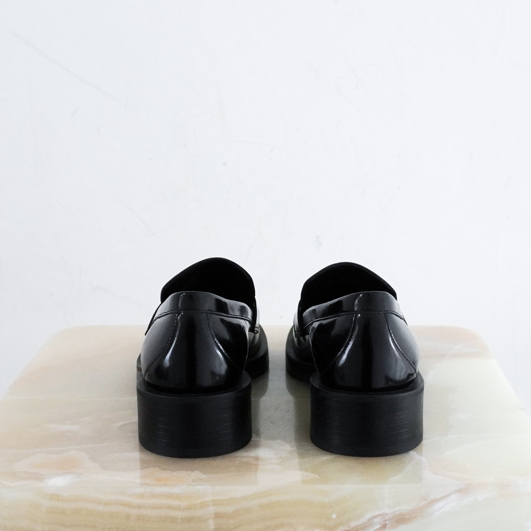 NEW Stuart Weitzman Black Palmer Bold Loafer RRP £128 | Authentic Preloved - Reloved Again