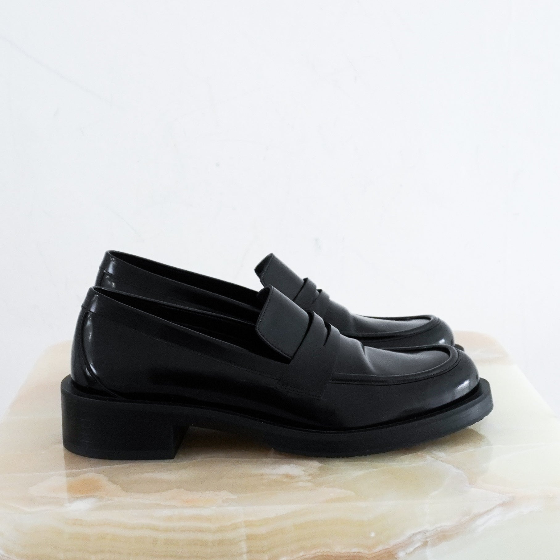 NEW Stuart Weitzman Black Palmer Bold Loafer RRP £128 | Authentic Preloved - Reloved Again