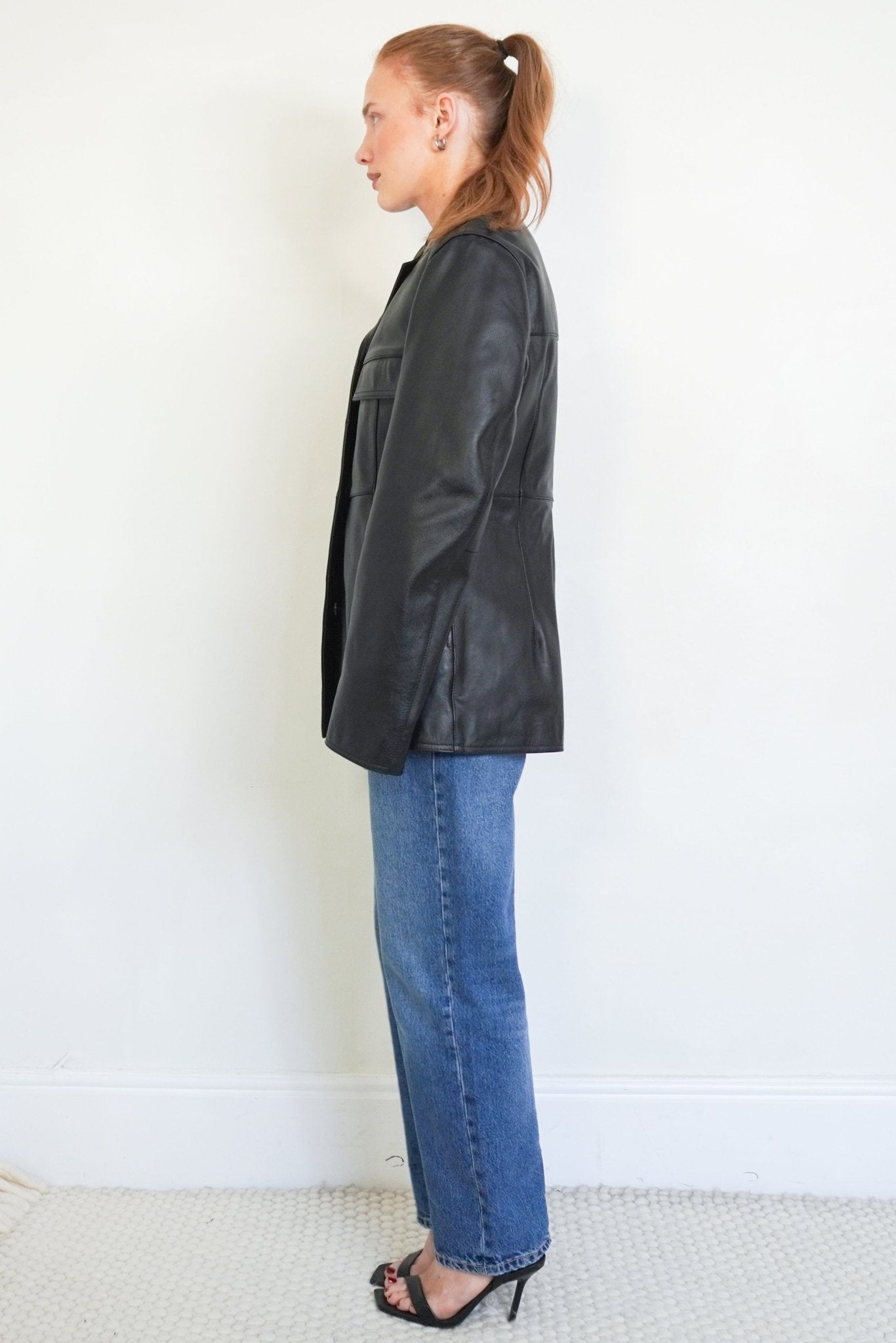 NEW Toteme Hourglass Leather Jacket RRP £1520| Authentic Preloved - Reloved Again