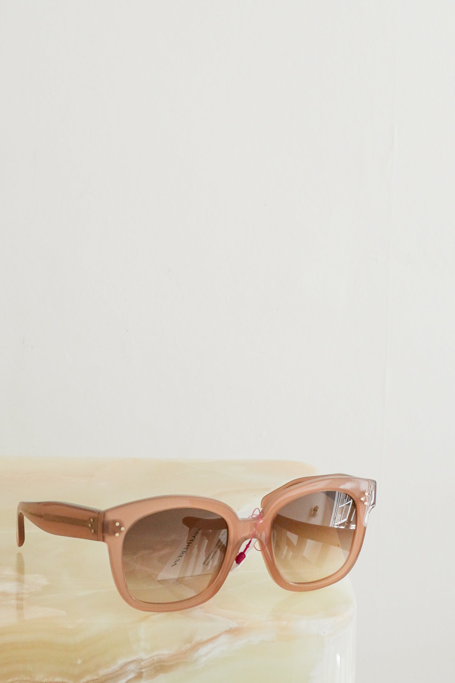 NEW Celine Brown Translucent Sunglasses CL4002UN front photo chelsea london