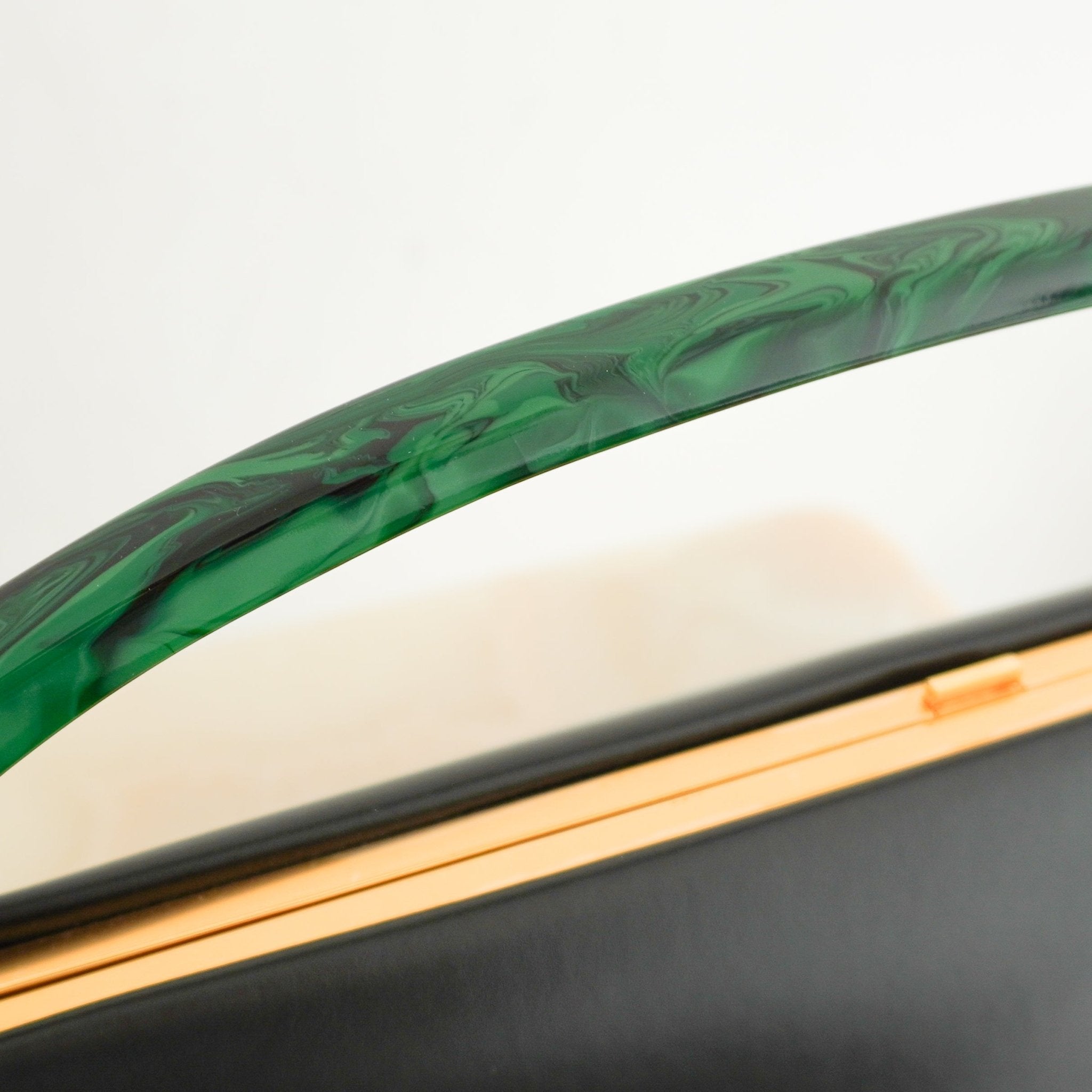 NEW Dries Van Noten Large Leather Bag with Resin Handle RRP £2100 | Authentic Preloved - Reloved Again