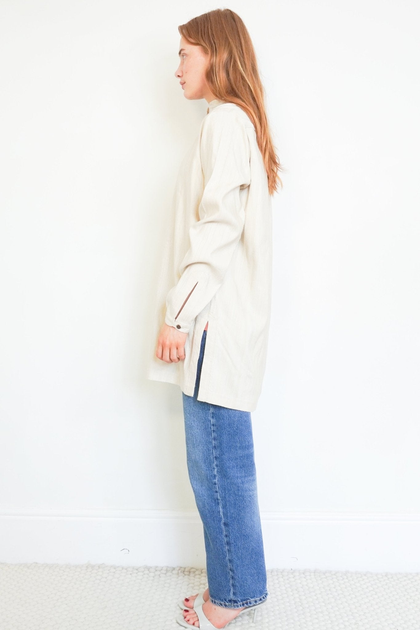 NEW Loro Piana Silk Mandarin Collar Tunic (RRP £1445) | Authentic Preloved - Reloved Again