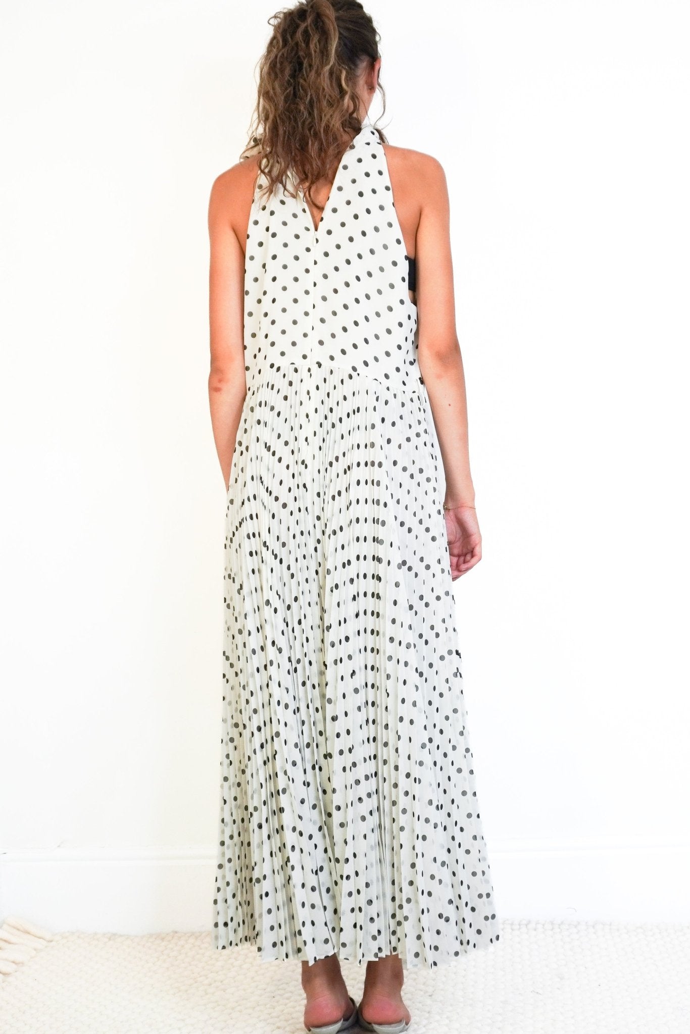 NEW Zimmermann Sunray Picnic Dress in Cream/Black Dot (RRP £700) | Authentic Preloved - Reloved Again