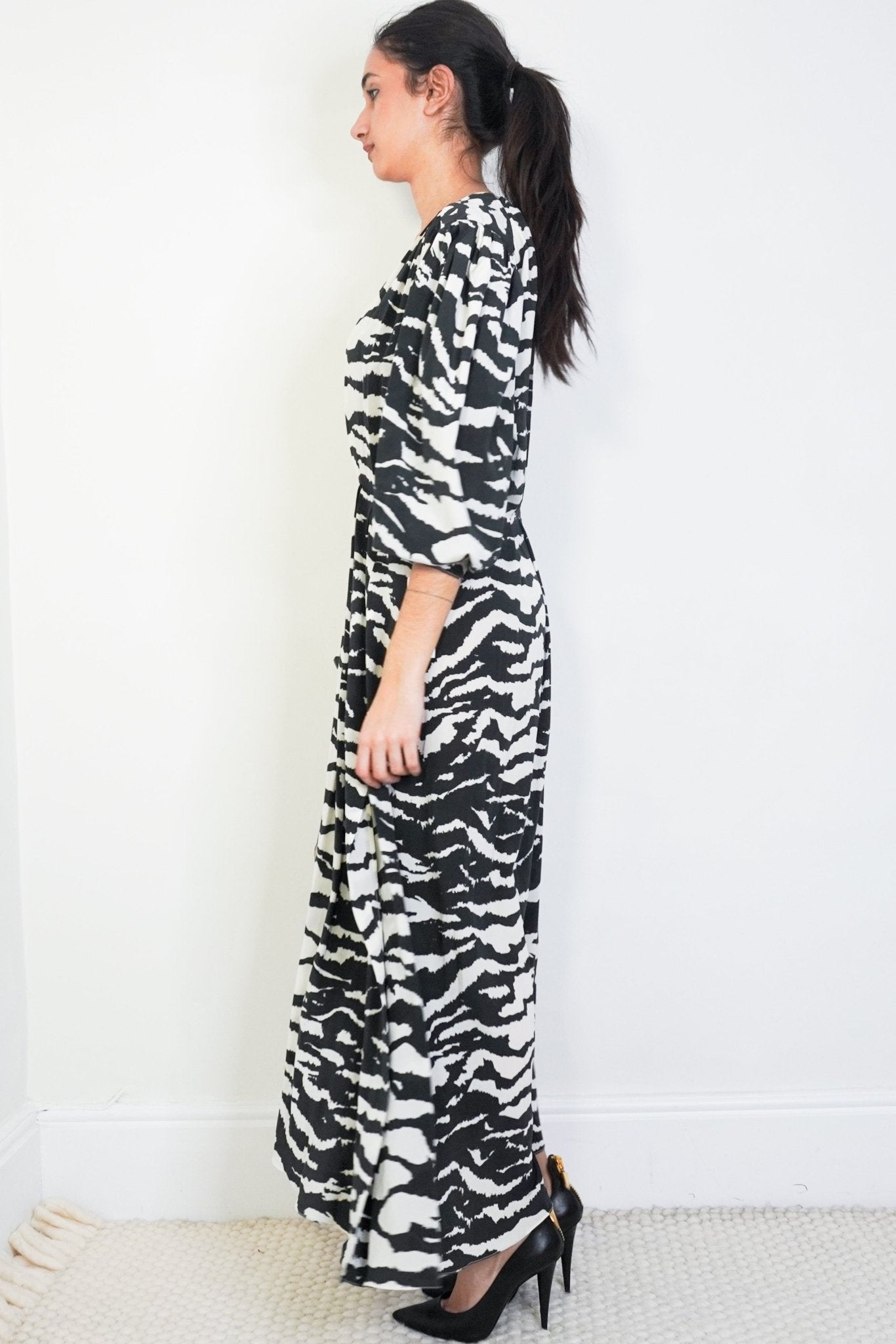 NEW Isabel Marant Blaine Zebra Print Dress RRP £800 | Authentic Preloved - Reloved Again