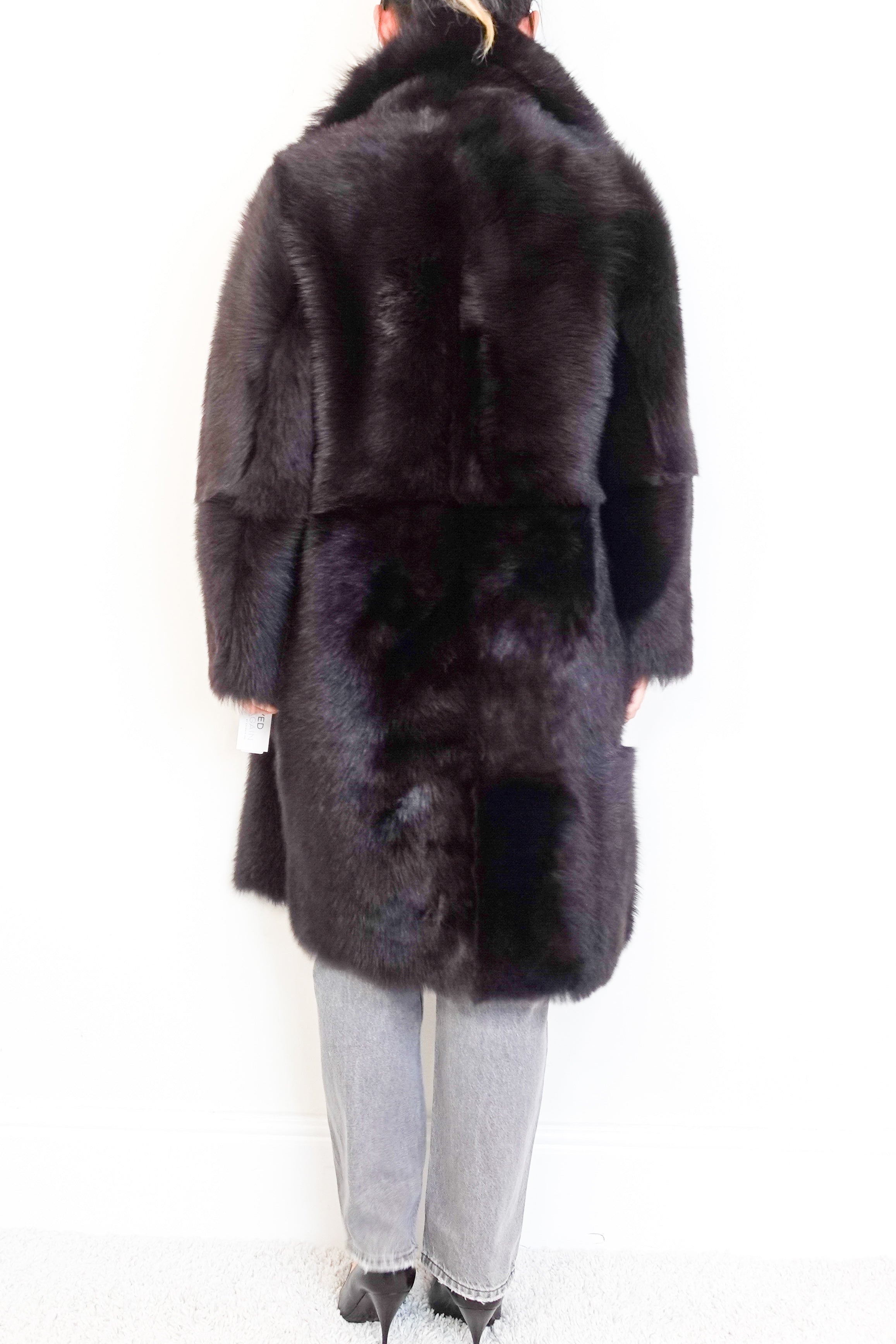 Nour-Hammour-CURRENT-SEASON-Brown-Evita-Apres-Ski-Sherling-Coat-back-picture