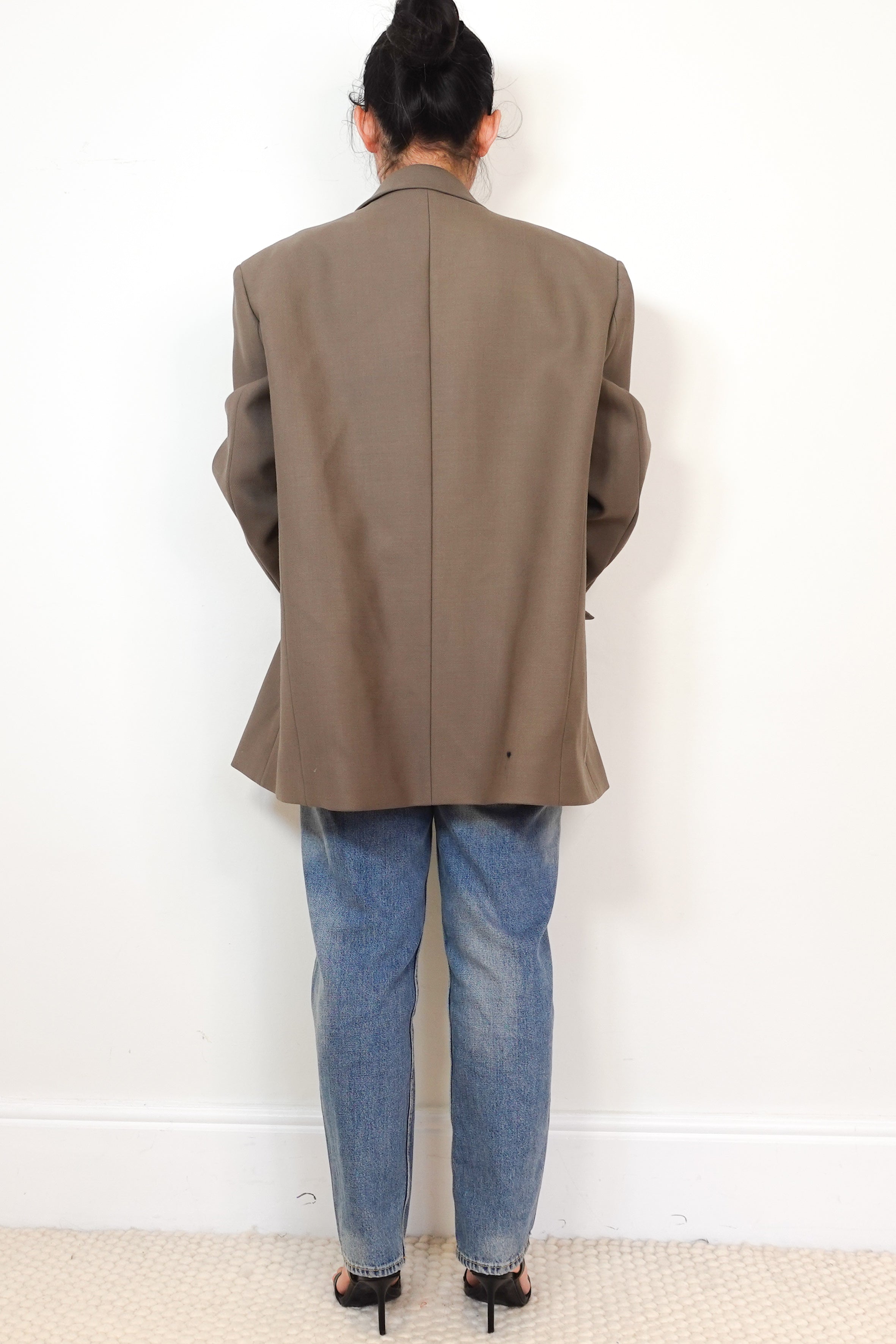 Peter-Do-Grey-Oversized-Twill-Blazer-back-picture-Chelsea-London