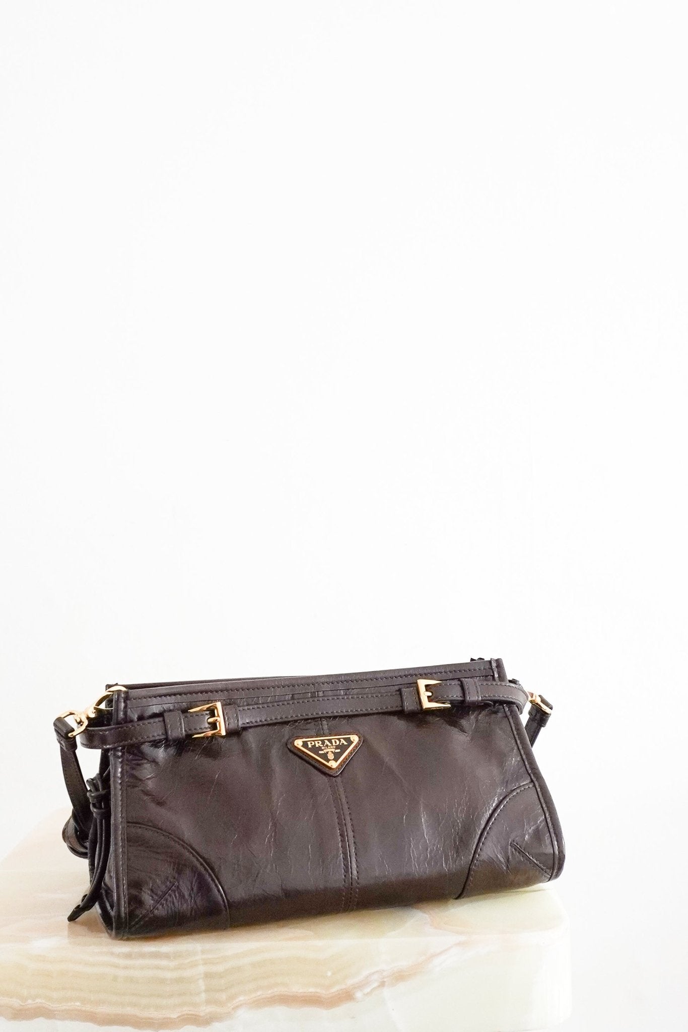 NEW Prada Bonnie Small Leather Shoulder Bag (RRP £1980) | Authentic Preloved - Reloved Again