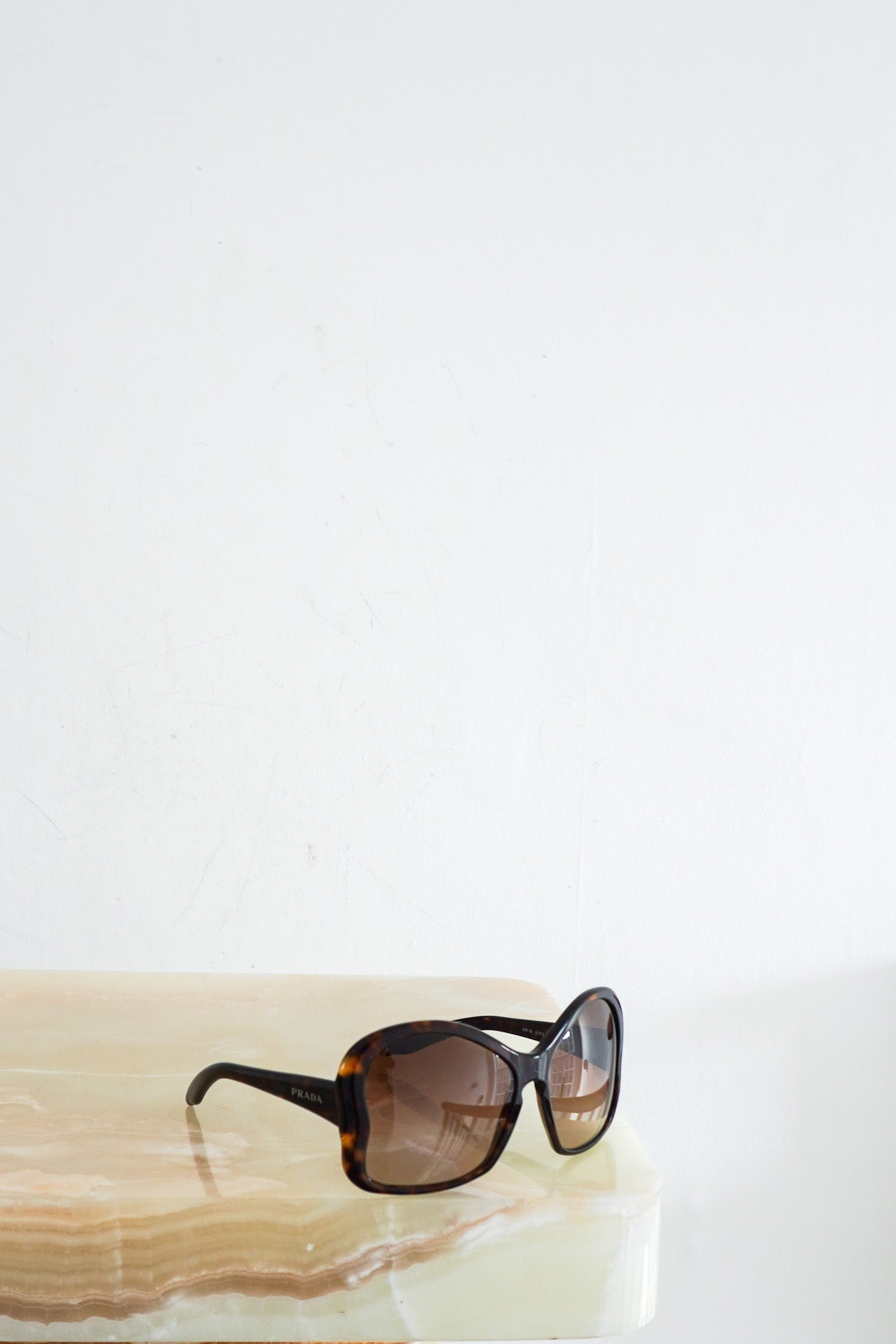 Prada Oversized Tortoise Shell Sunglasses RRP £376 | Authentic Preloved - Reloved Again