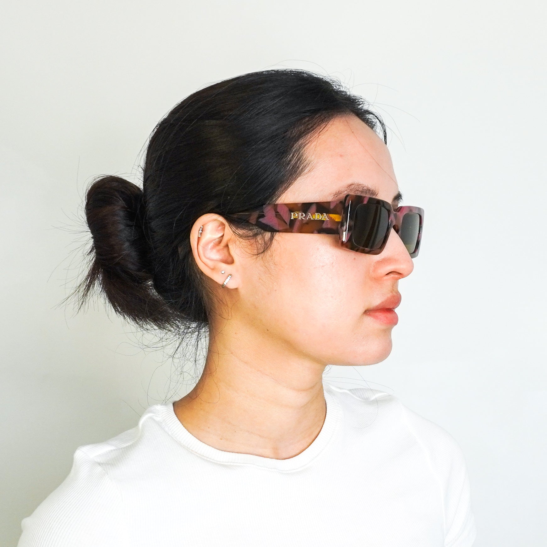 Prada Rectangular Tortoiseshell Sunglasses RRP £365 | Authentic Preloved FINAL SALE - Reloved Again