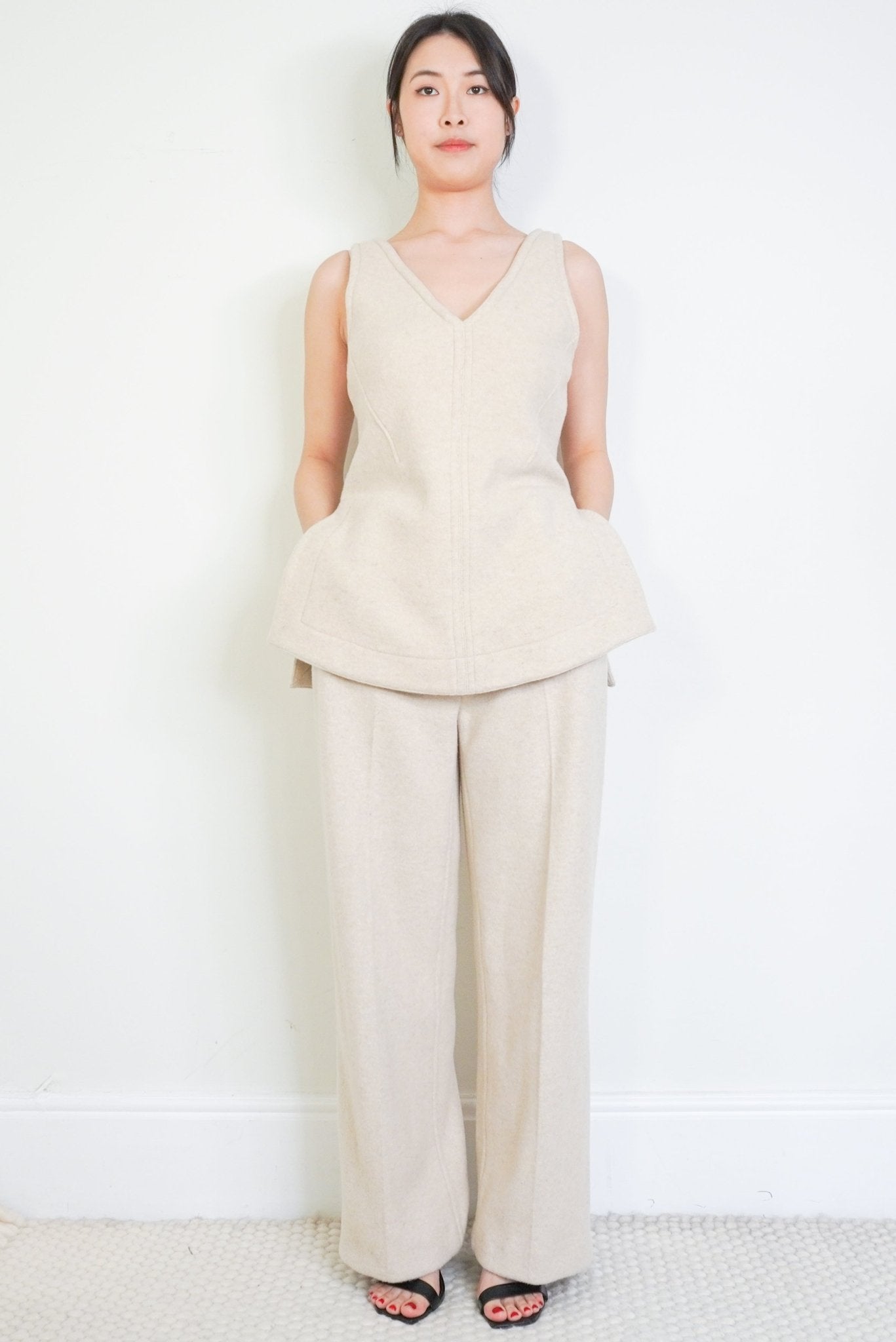 Proenza Schouler Wool Top and Trouser Set RRP £1700 | Authentic Preloved - Reloved Again