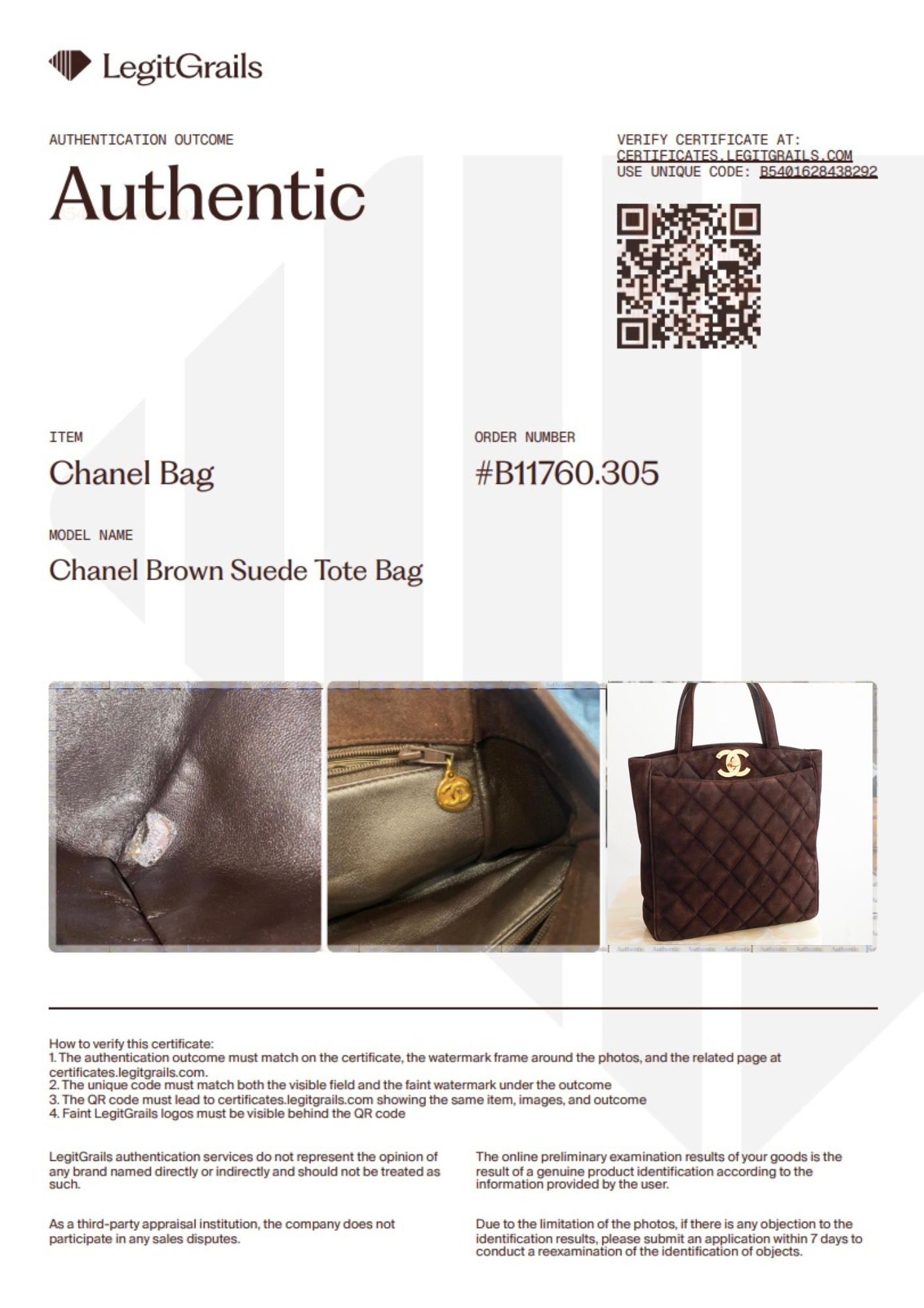 Chanel Vintage Brown Quilted Suede CC Tote Bag | Authentic Preloved