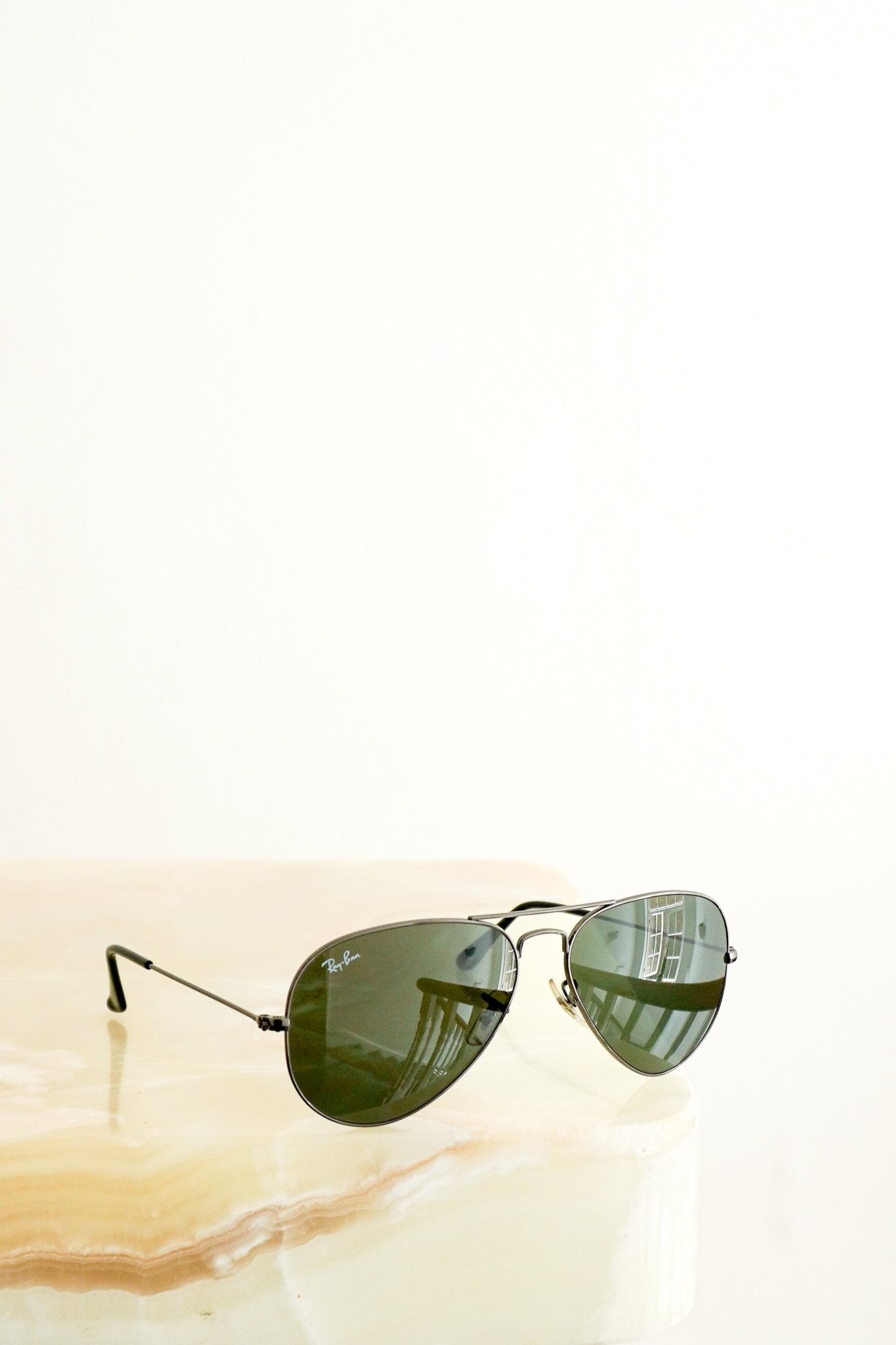 Ray-Ban RB3025 Aviator Large Metal Black Sunglasses (RRP £155) | Authentic Preloved FINAL SALE - Reloved Again