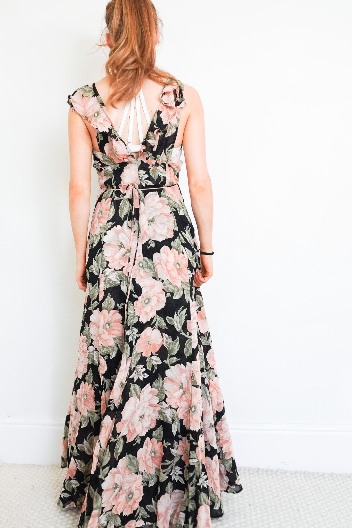 Reformation-Floral-Maxi-Wrap-Dress-Back-Picture