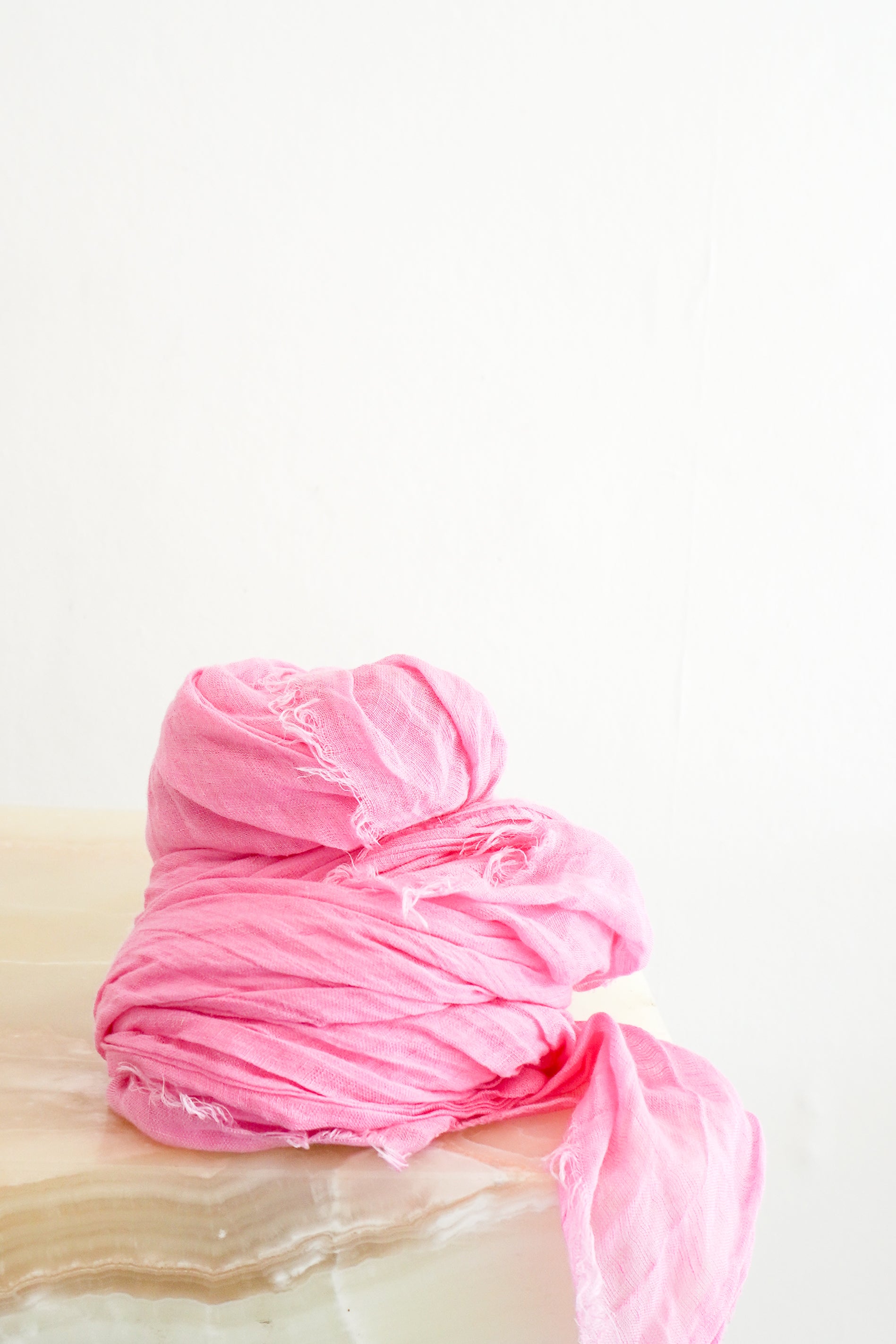 Rich Owens Pink Phlegethon S/S 21 Scarf front photo chelsea london