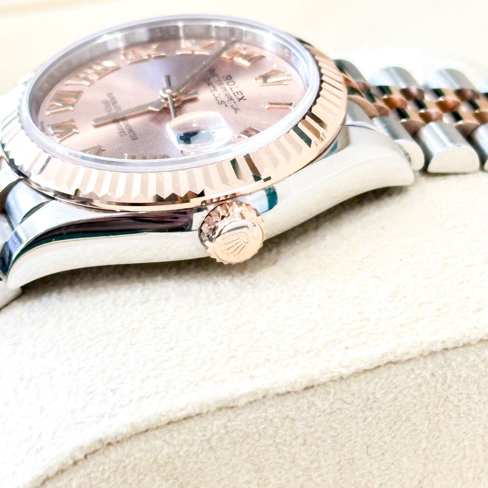 Rolex Datejust 31 Oyster Perpetual in Everose Gold RRP £11600 | Authentic Preloved FINAL SALE - Reloved Again