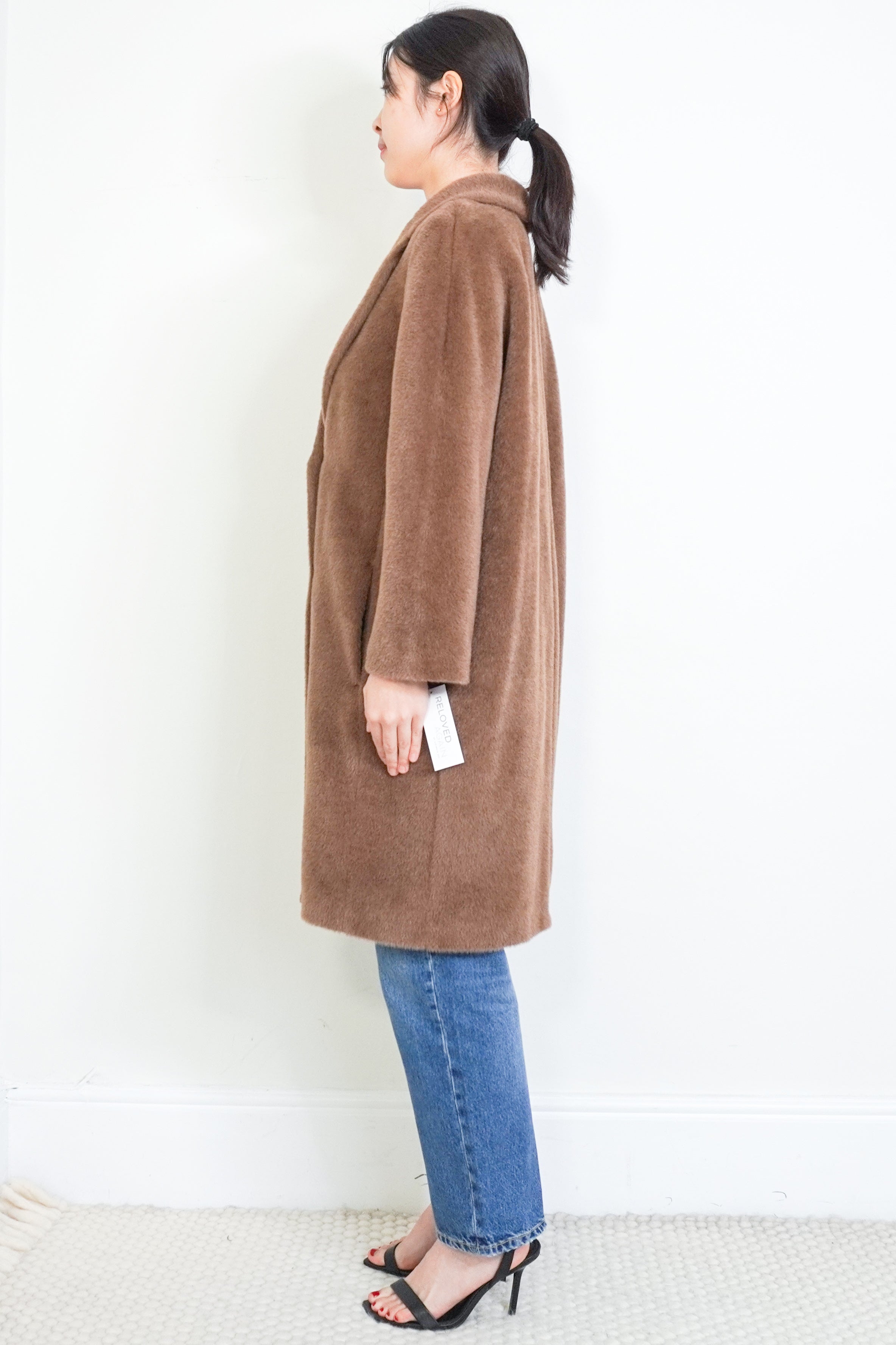 S-MaxMara-Brown-Coat-in-Alpaca-and-Wool-side-picture-Chelsea-London