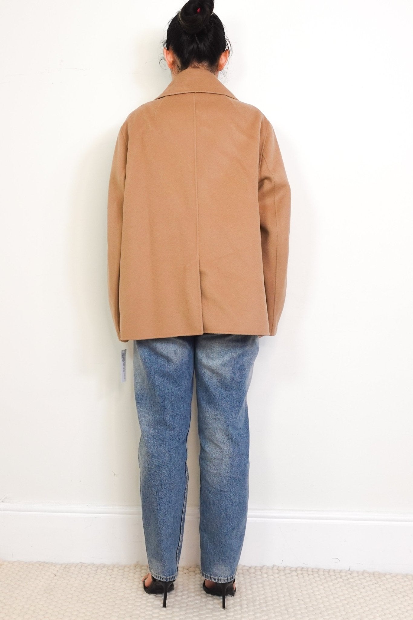 ‘S MaxMara Camel Brown Cargo Coat RRP £650 | Authentic Preloved - Reloved Again