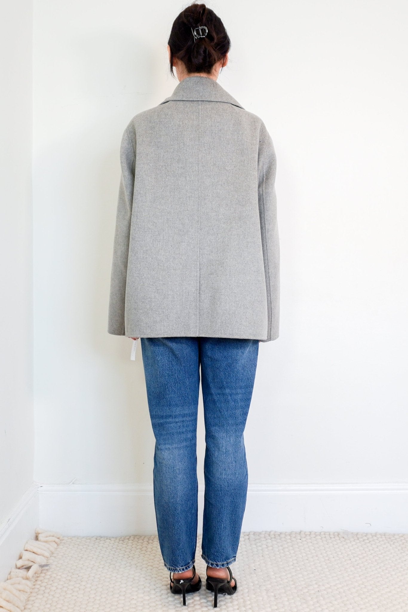 'S MaxMara Grey Cargo Coat RRP £650 | Authentic Preloved - Reloved Again