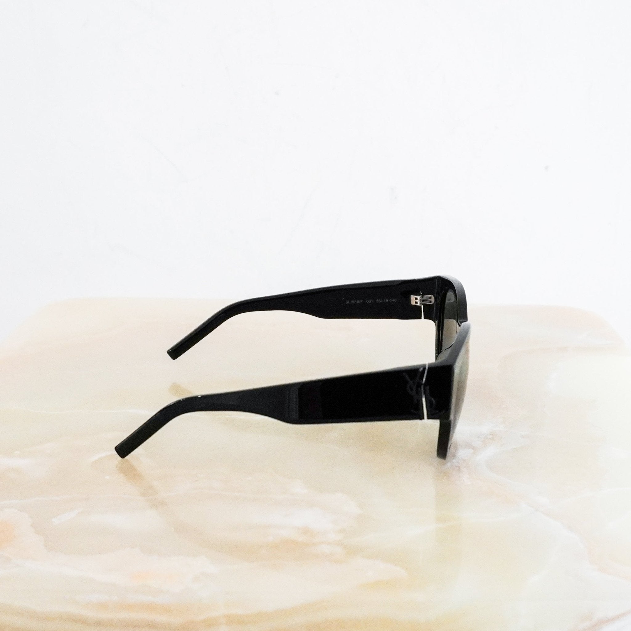 Saint Laurent Black Oversized Sunglasses RRP £350 | Authentic Preloved FINAL SALE - Reloved Again