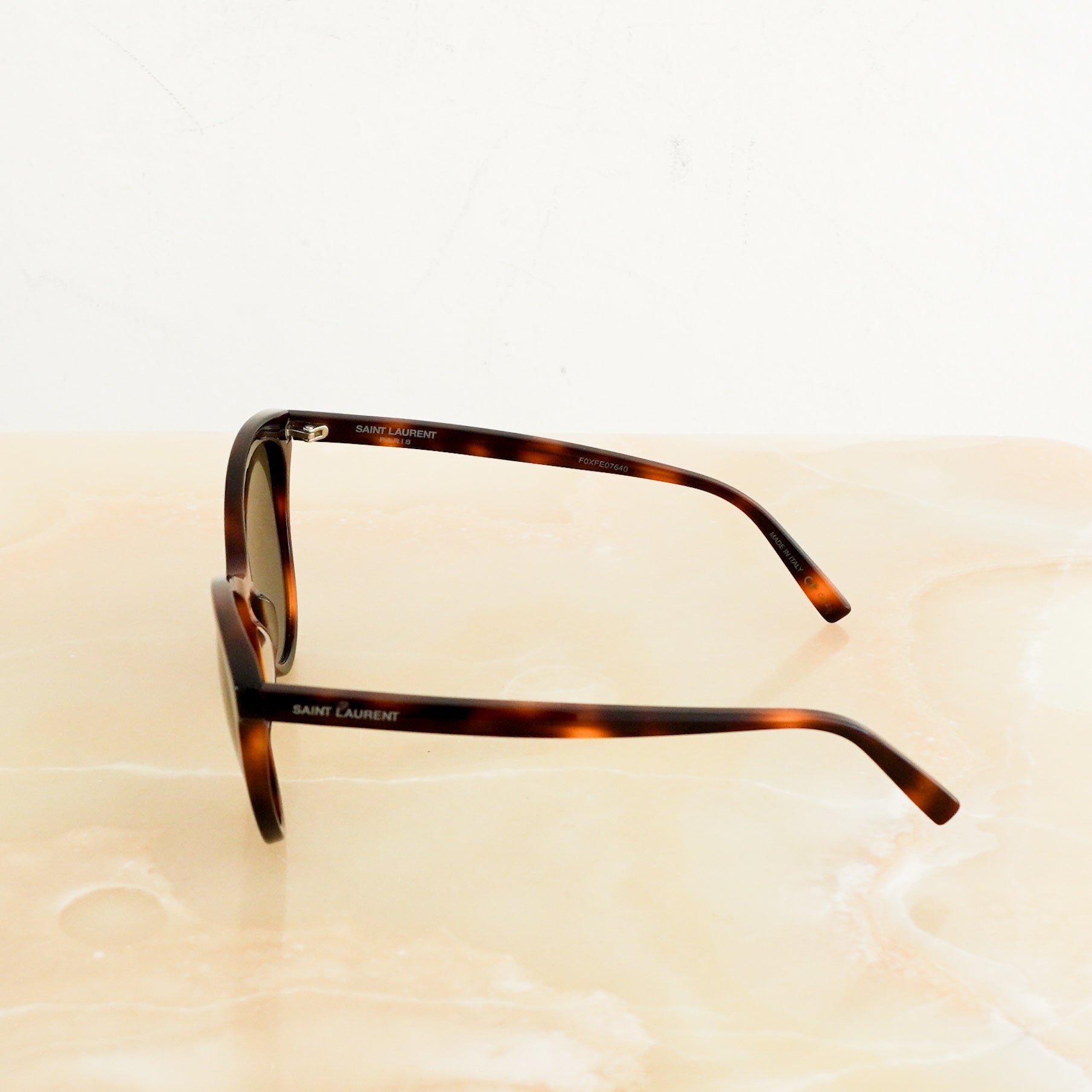 Saint Laurent Tortoise Shell Sunglasses RRP £365 | Authentic Preloved - FINAL SALE - Reloved Again