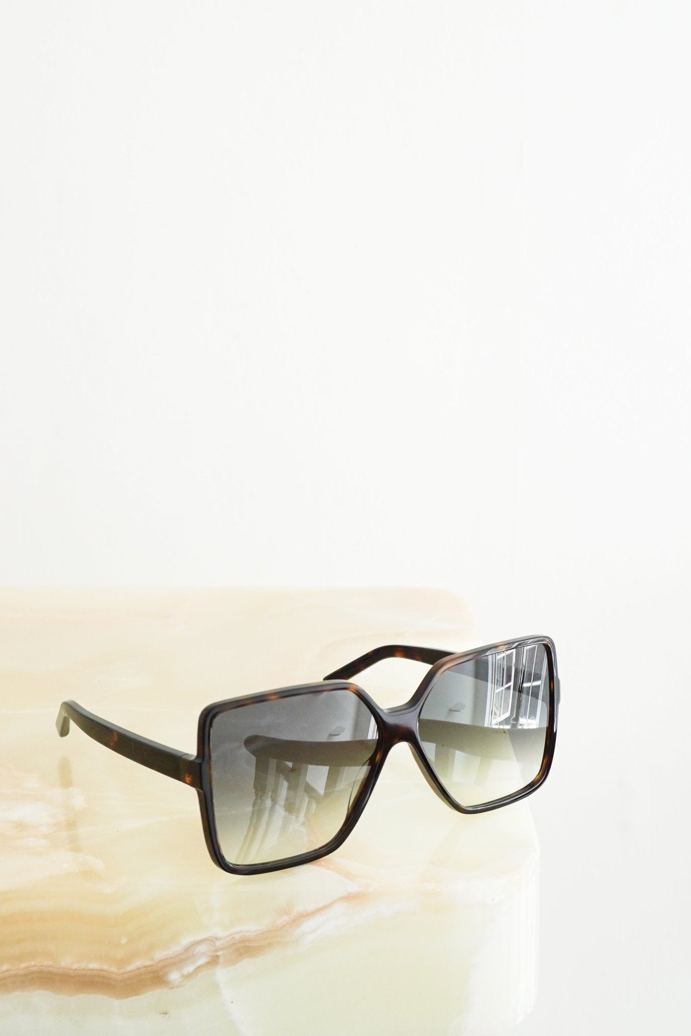 Saint Laurent Betty Oversize Tortoise Shell Sunglasses (RRP £355) | Authentic Preloved - Reloved Again