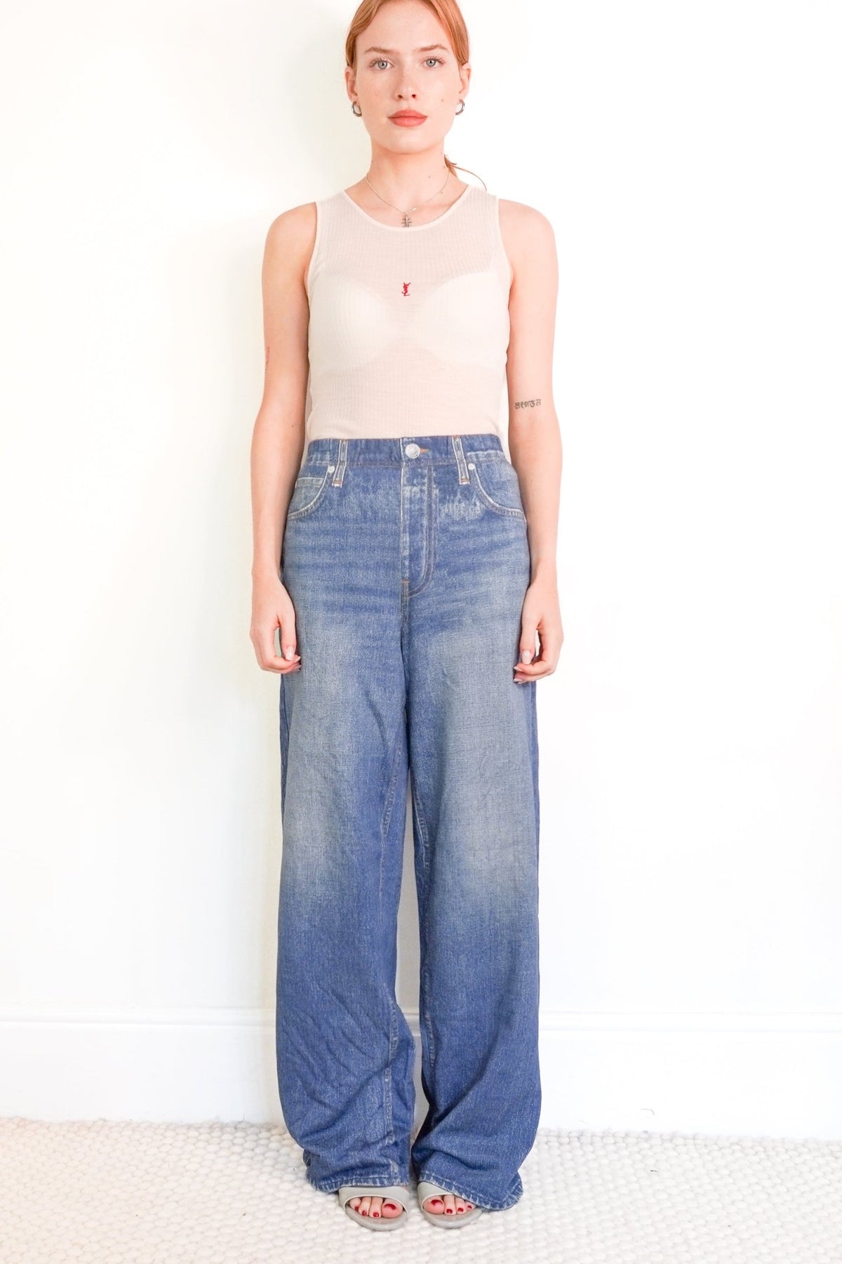 Saint Laurent Cassandre Logo Vest (RRP £540) | Authentic Preloved - Reloved Again